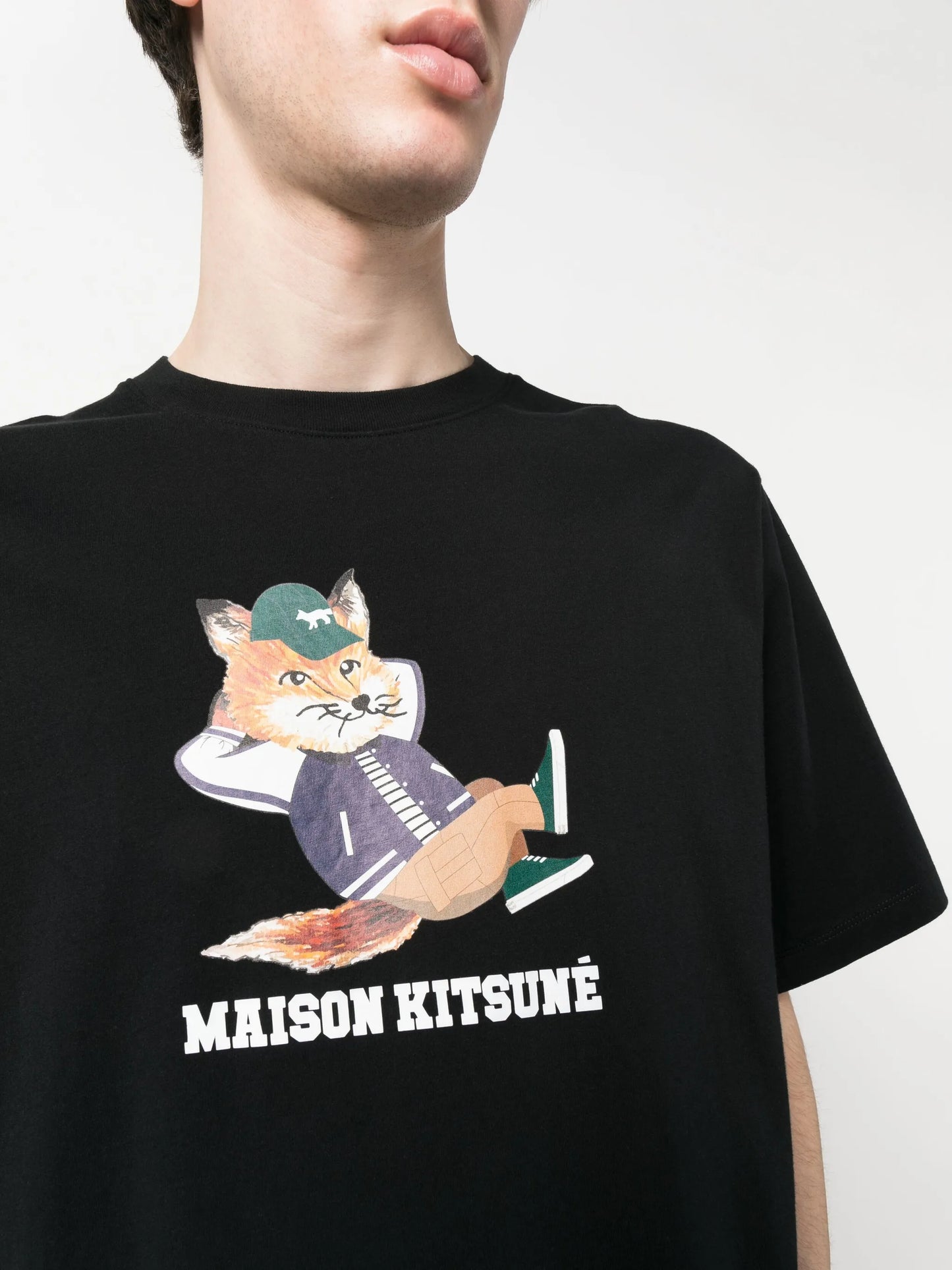 graphic-print cotton T-shirt