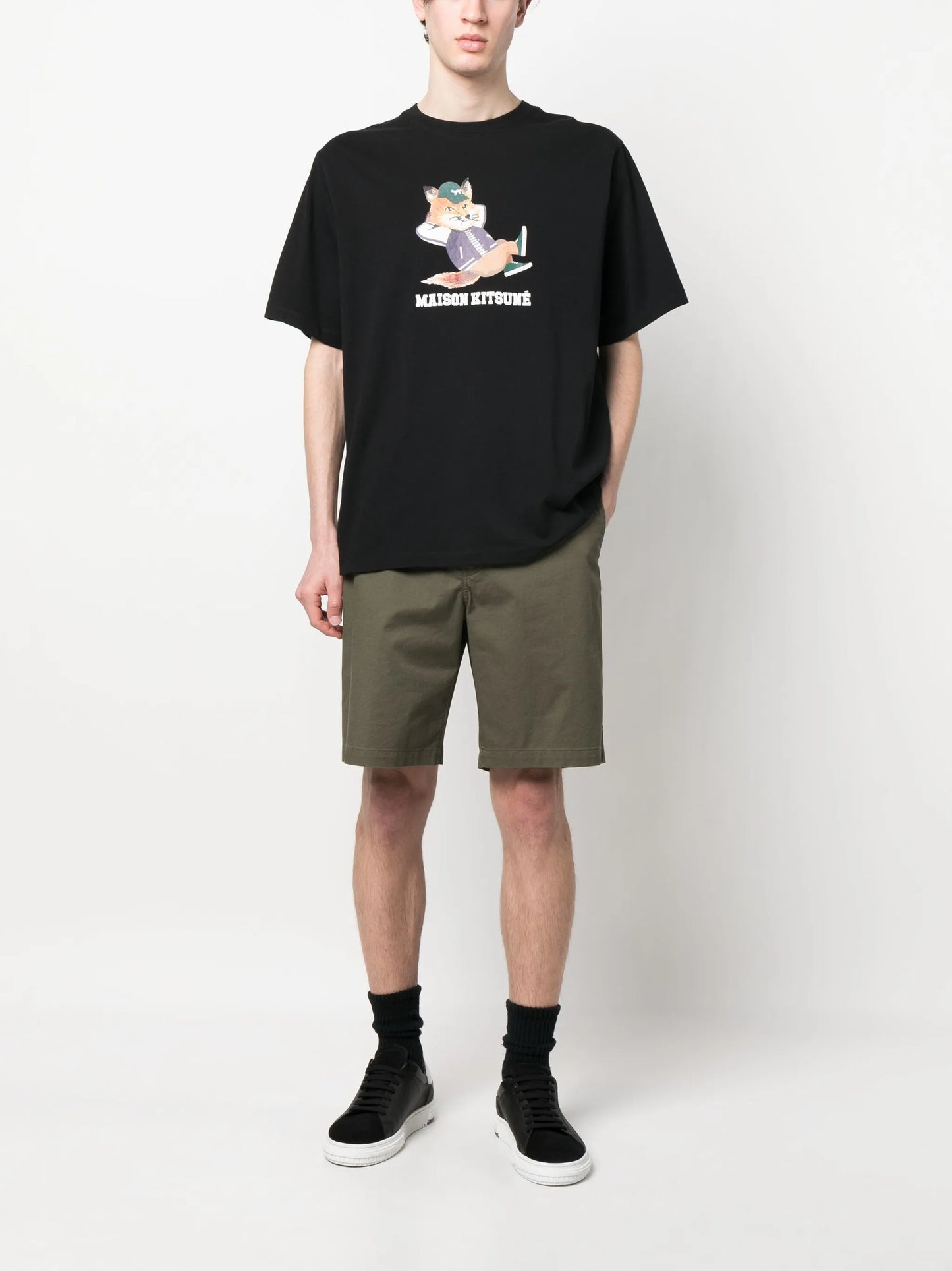 graphic-print cotton T-shirt