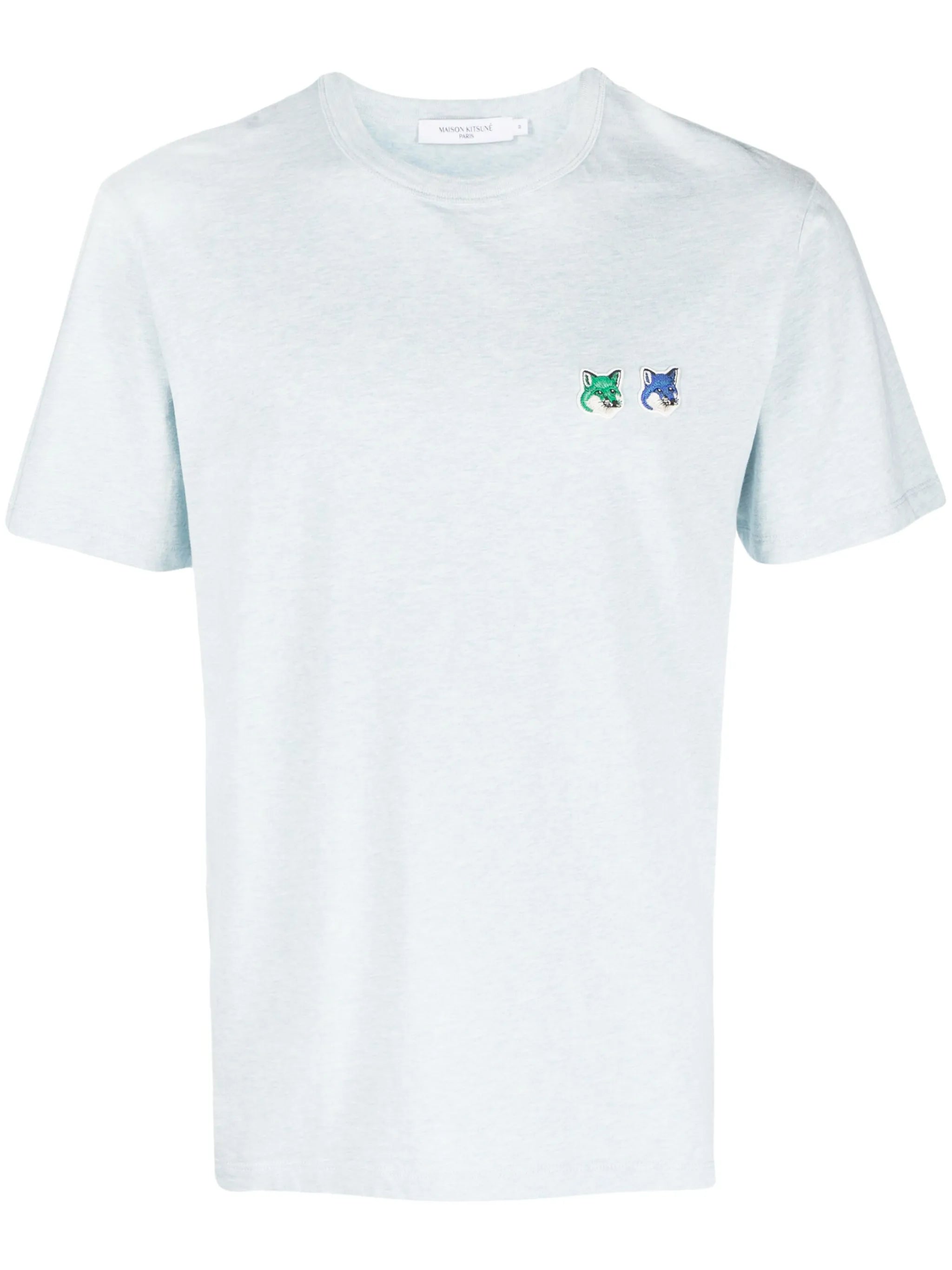 fox-patch cotton T-shirt