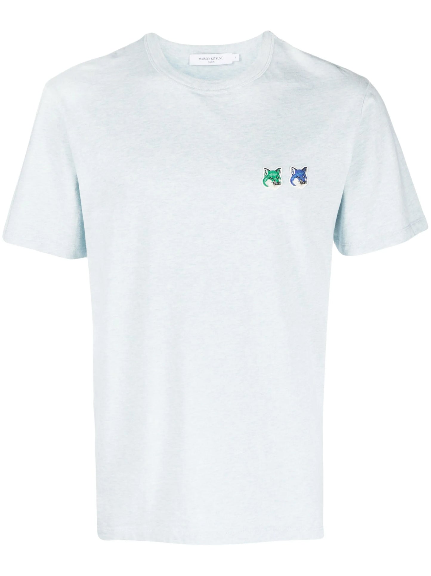 fox-patch cotton T-shirt