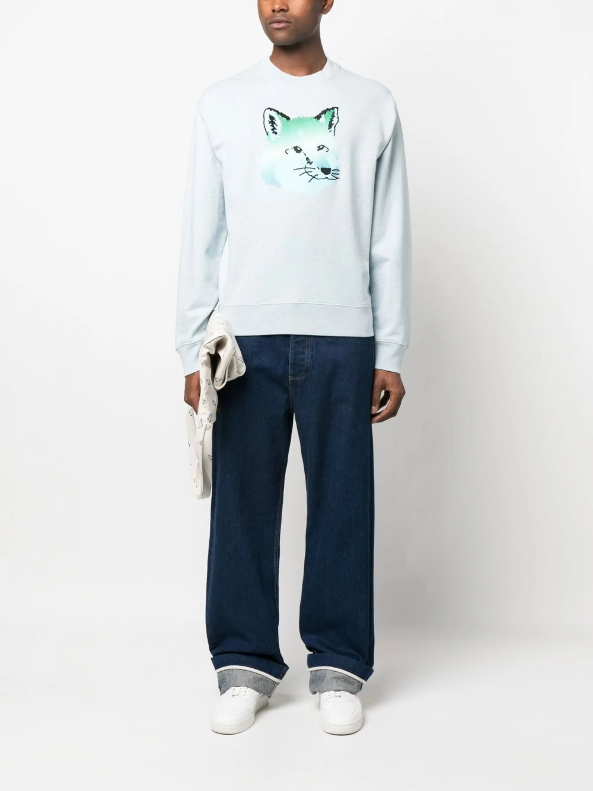 Vibrant Fox Head sweatshirt