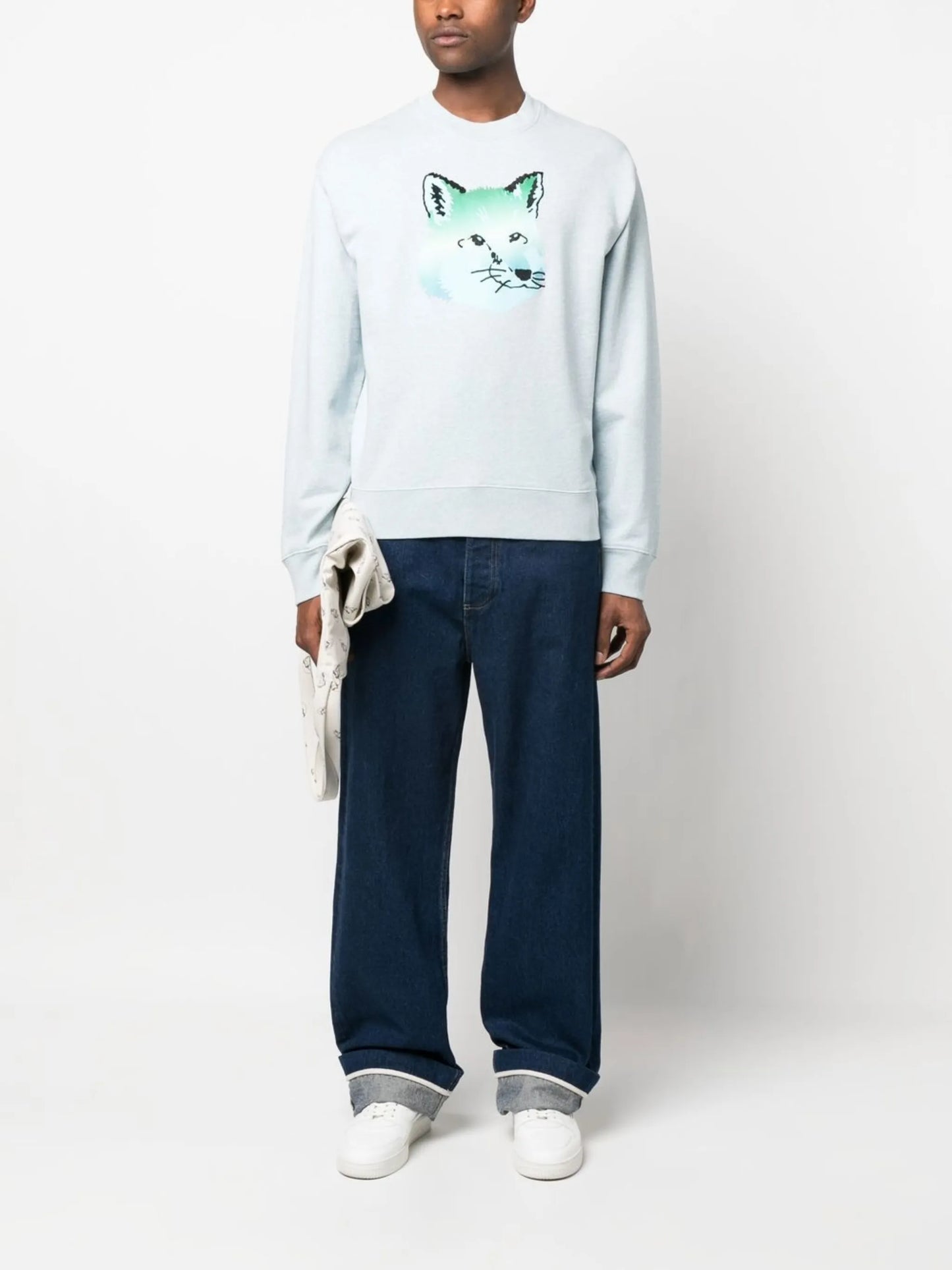 Vibrant Fox Head sweatshirt