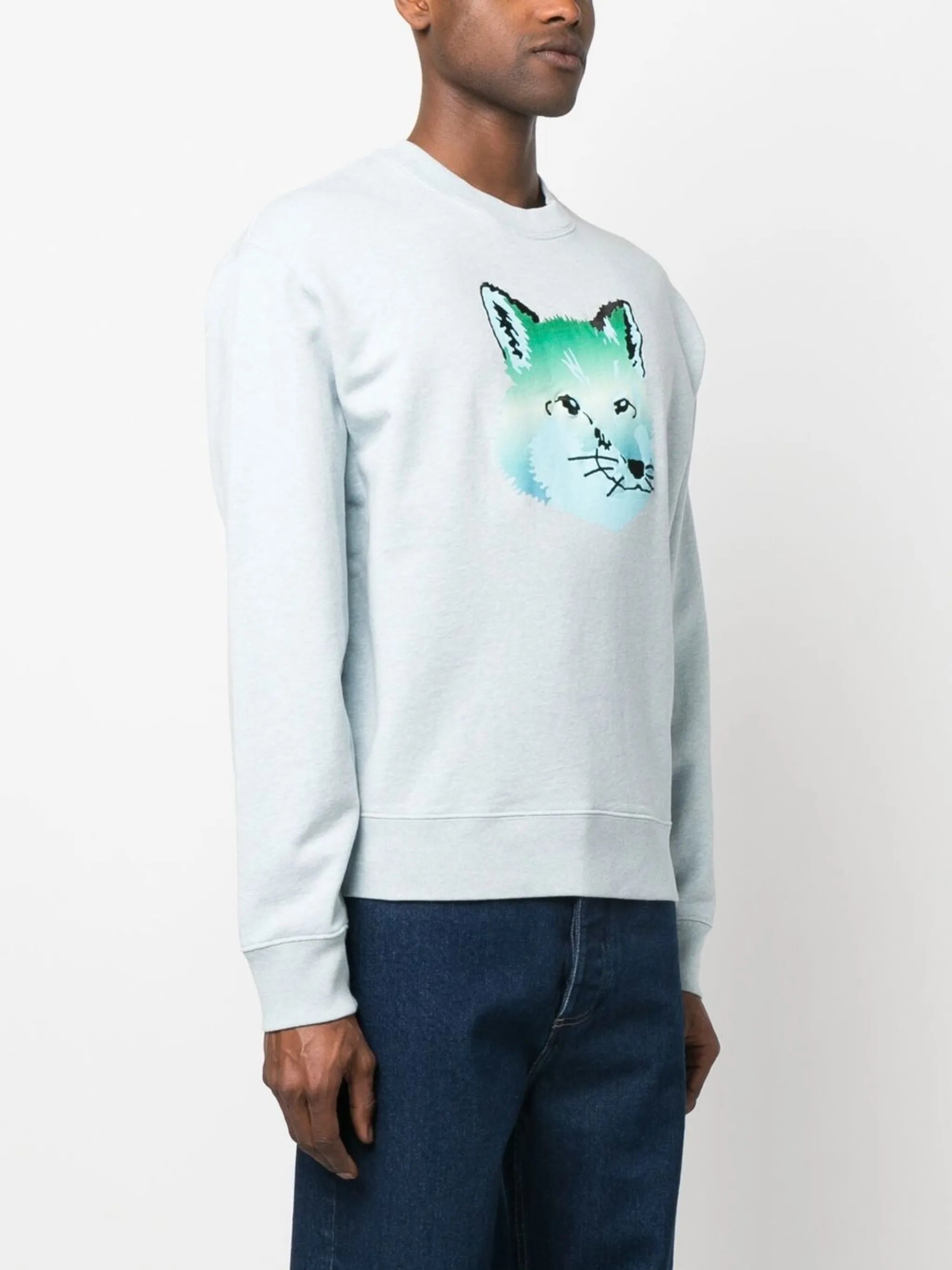 Vibrant Fox Head sweatshirt