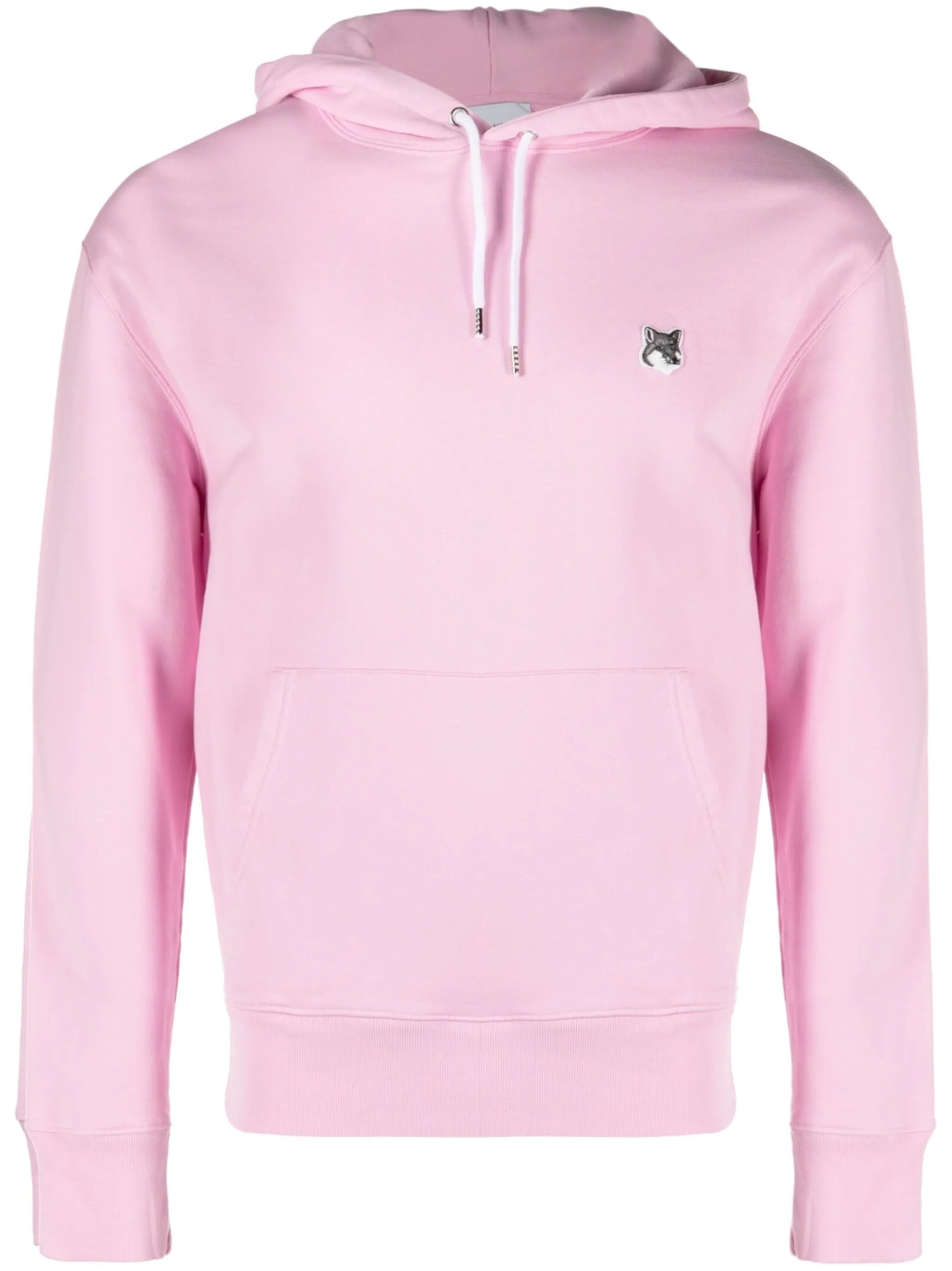 embroidered-logo cotton hoodie
