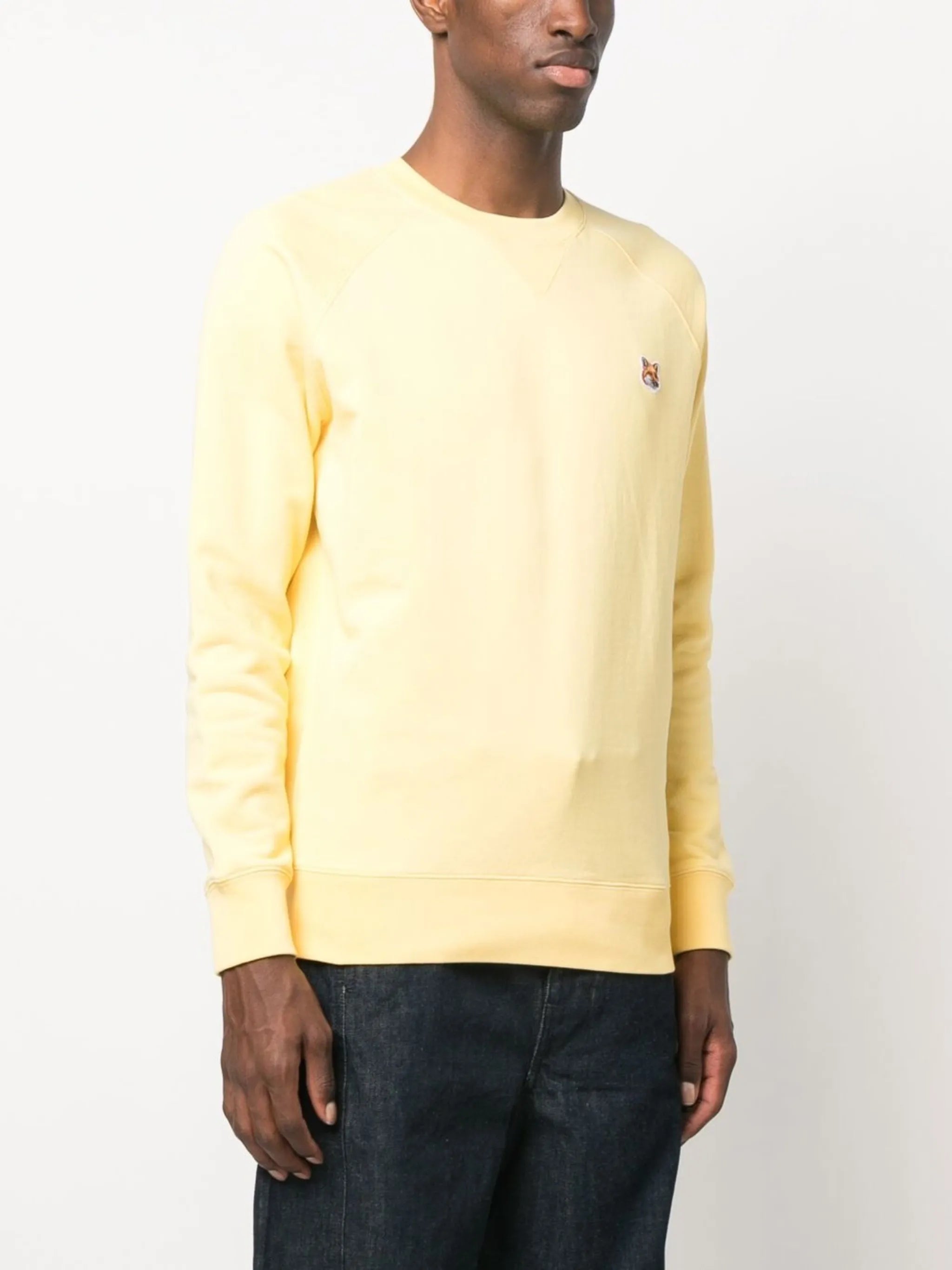 Fox head patch sweatshirt