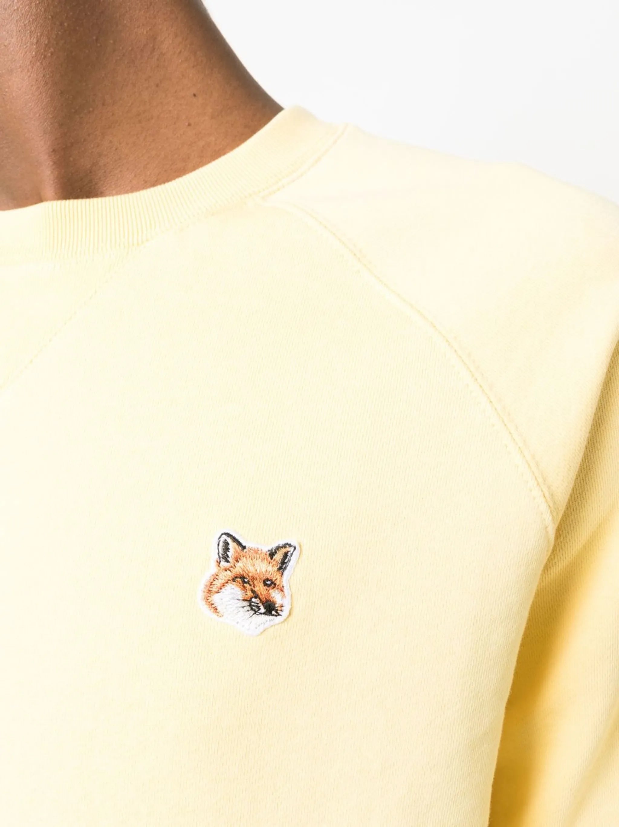 Fox head patch sweatshirt