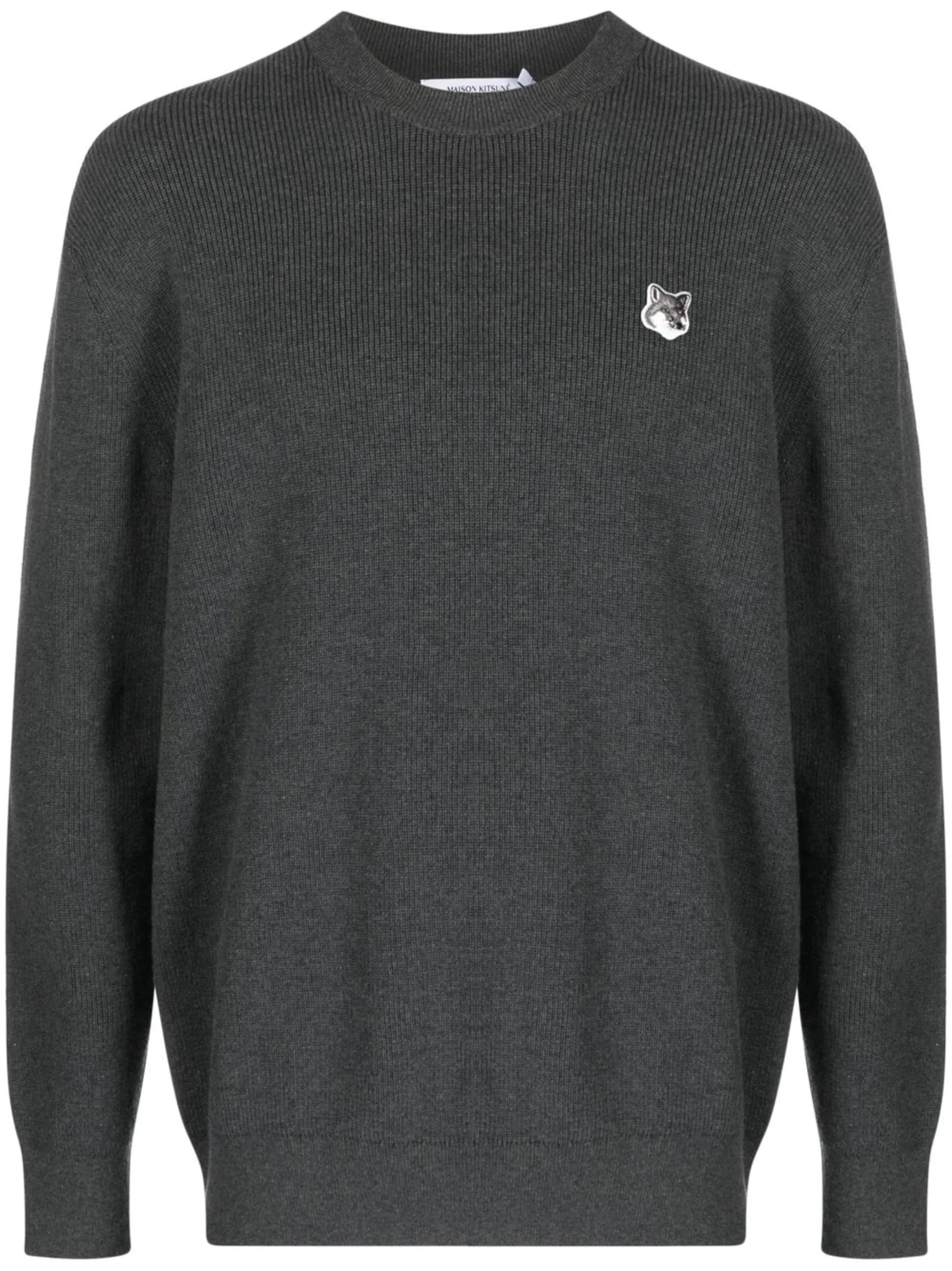 Fox motif relaxed jumper