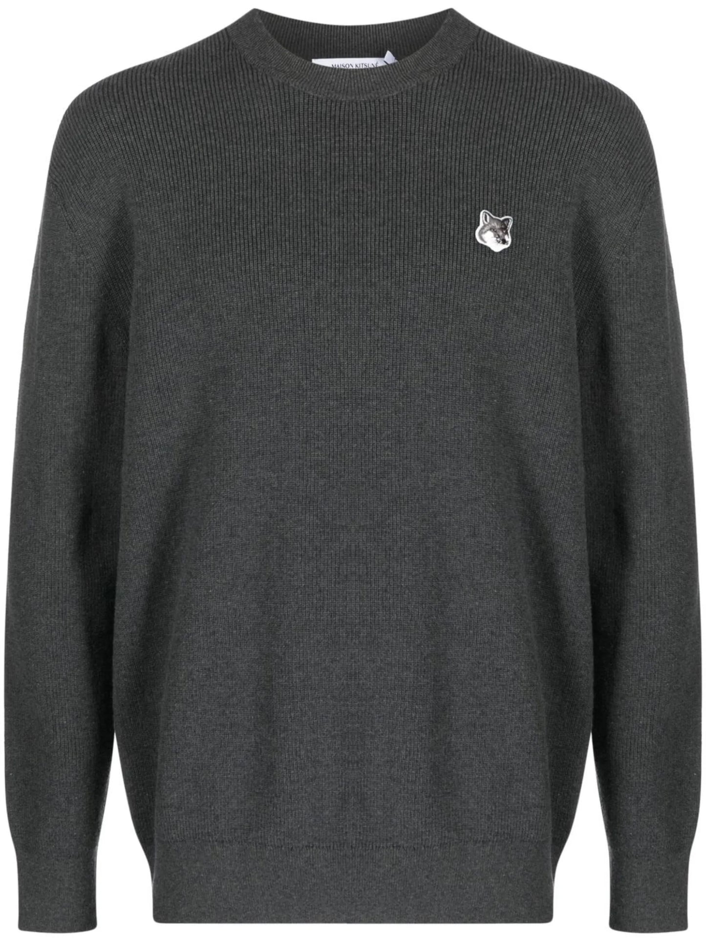Fox motif relaxed jumper
