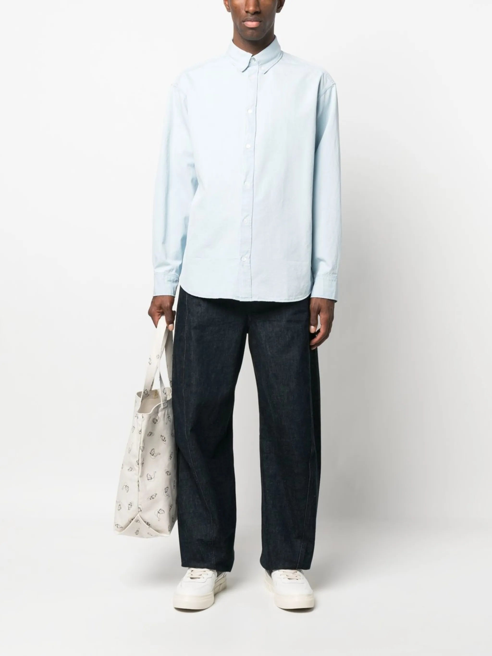 Chillax print relaxed shirt