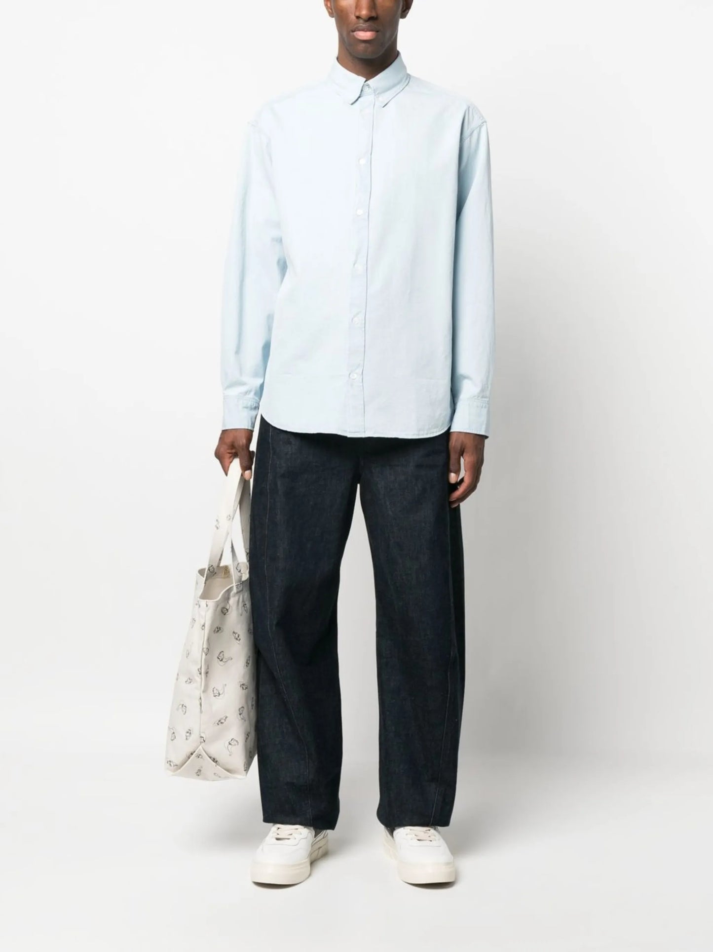 Chillax print relaxed shirt