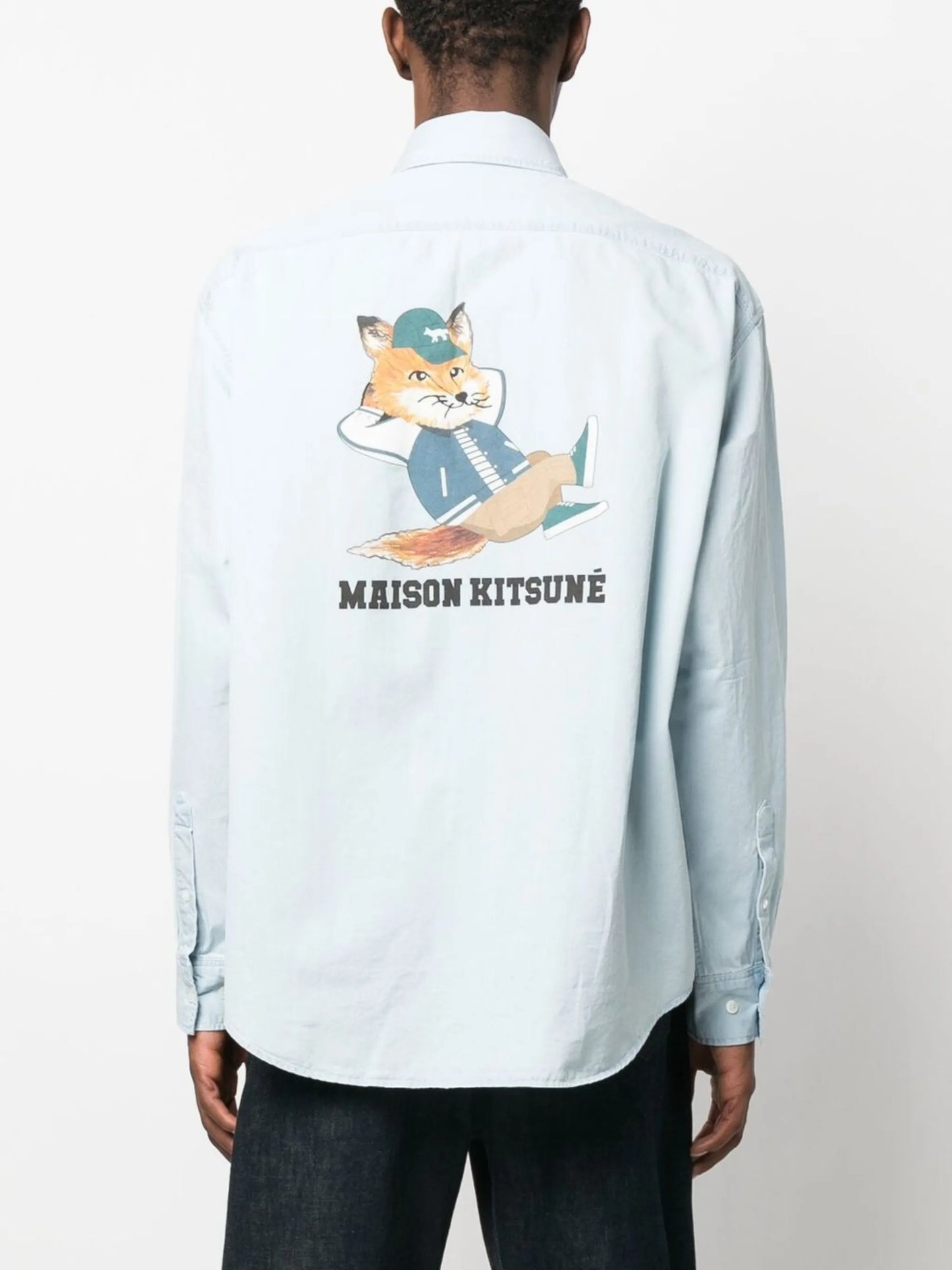 Chillax print relaxed shirt