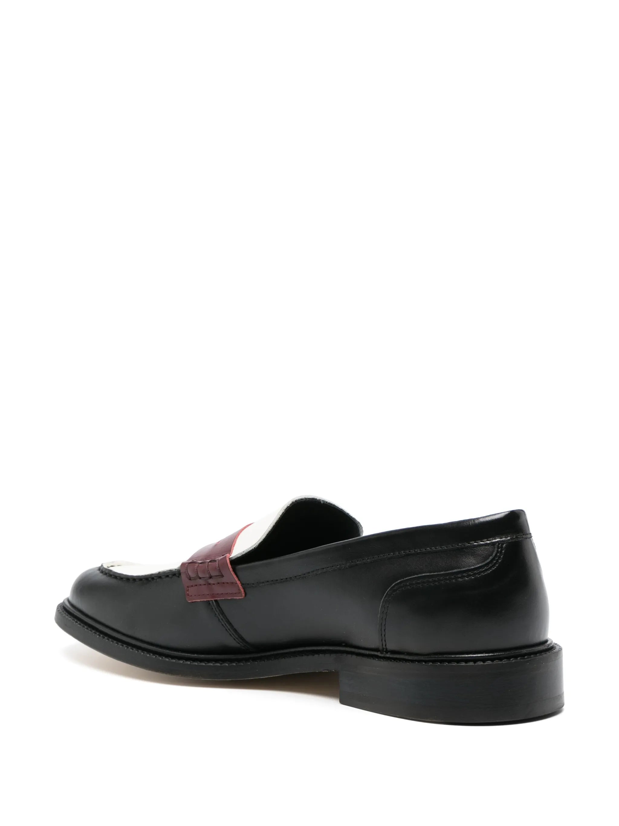 Townee Tricolour Penny leather loafers