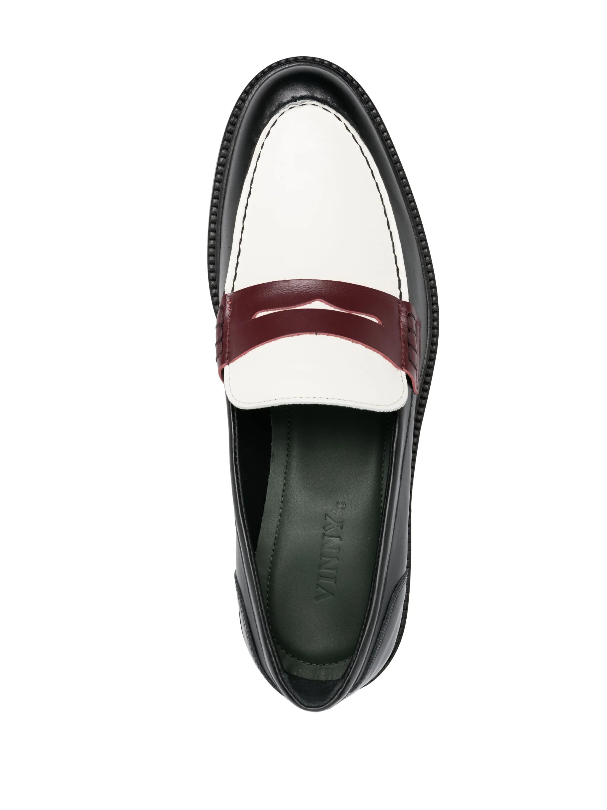 Townee Tricolour Penny leather loafers