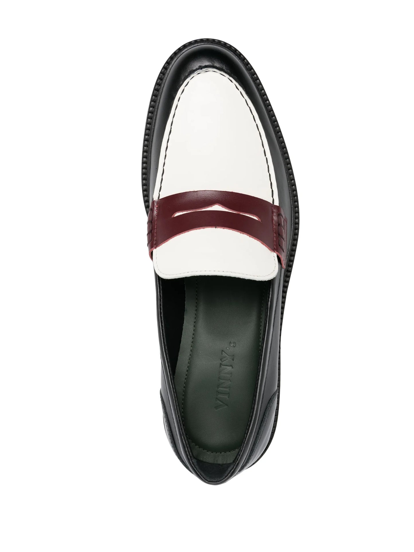 Townee Tricolour Penny leather loafers