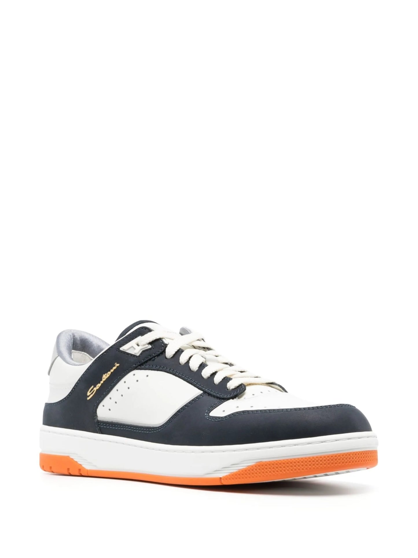 Goran panelled leather sneakers