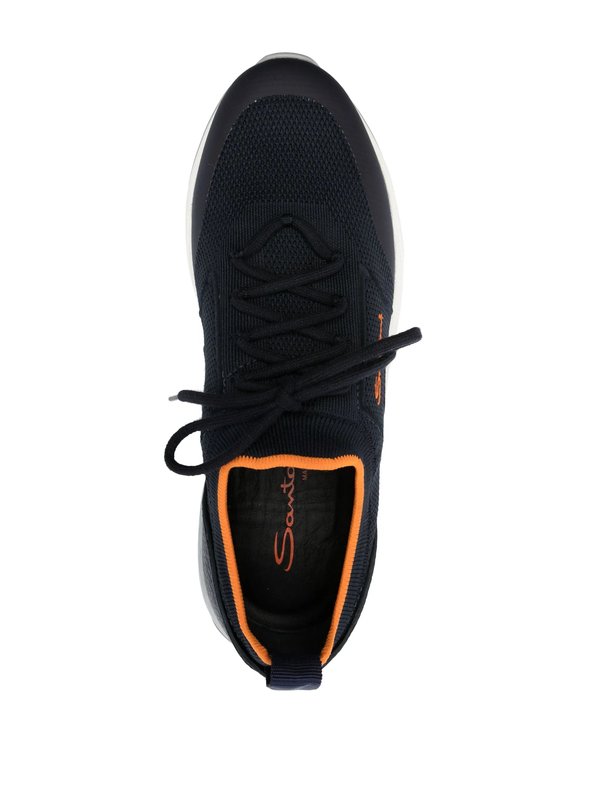 contrasting-trim low-top sneakers