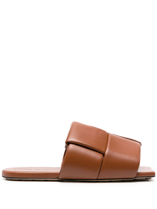 Lido leather slides