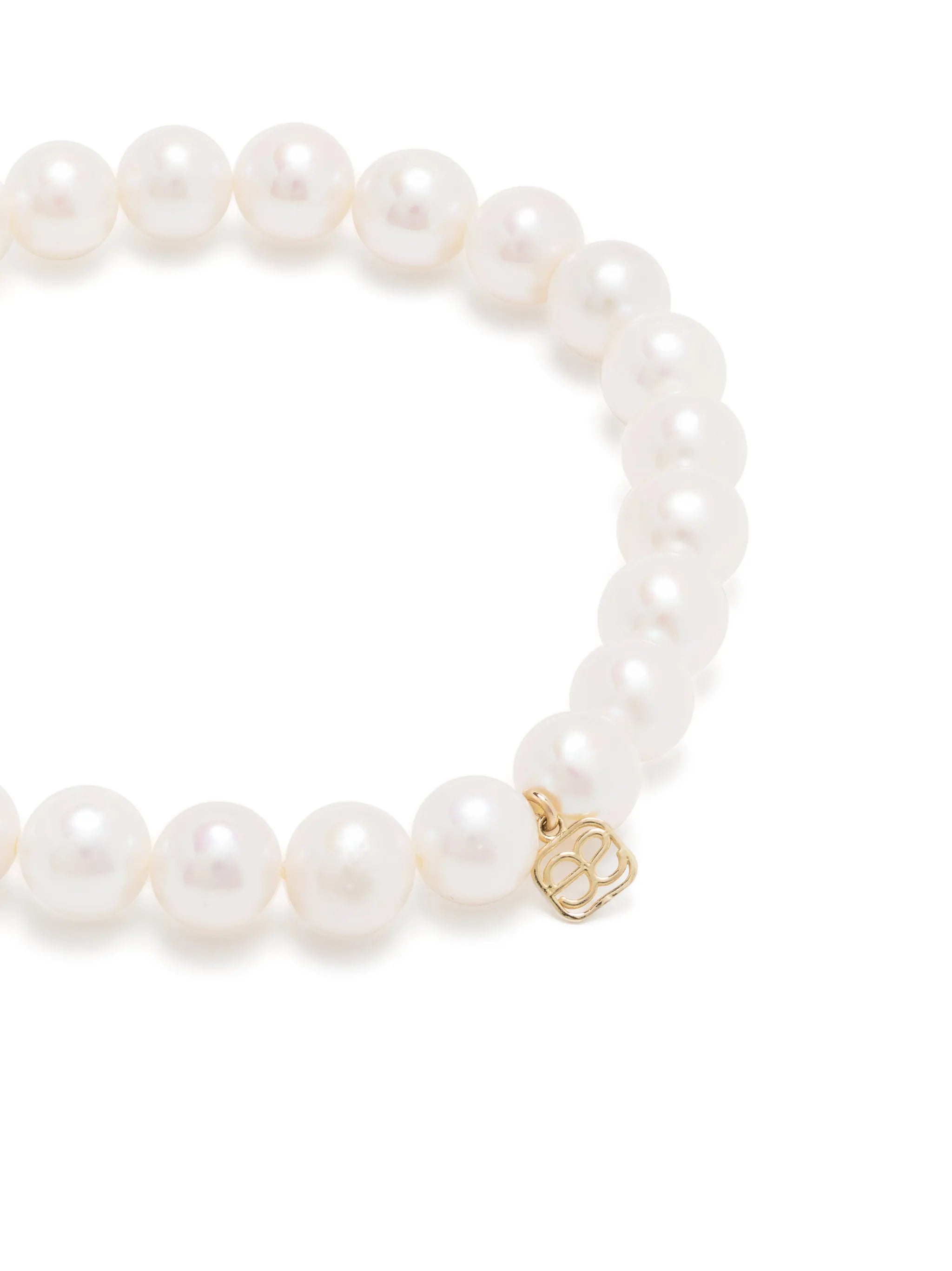 14kt yellow gold Marquise Rondelle pearl bracelet