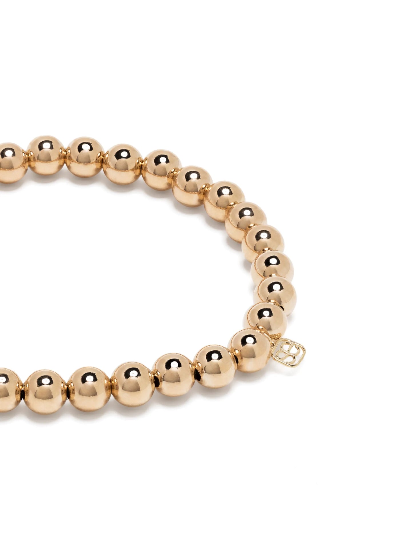 14kt yellow gold Evil Eye diamond charm bracelet