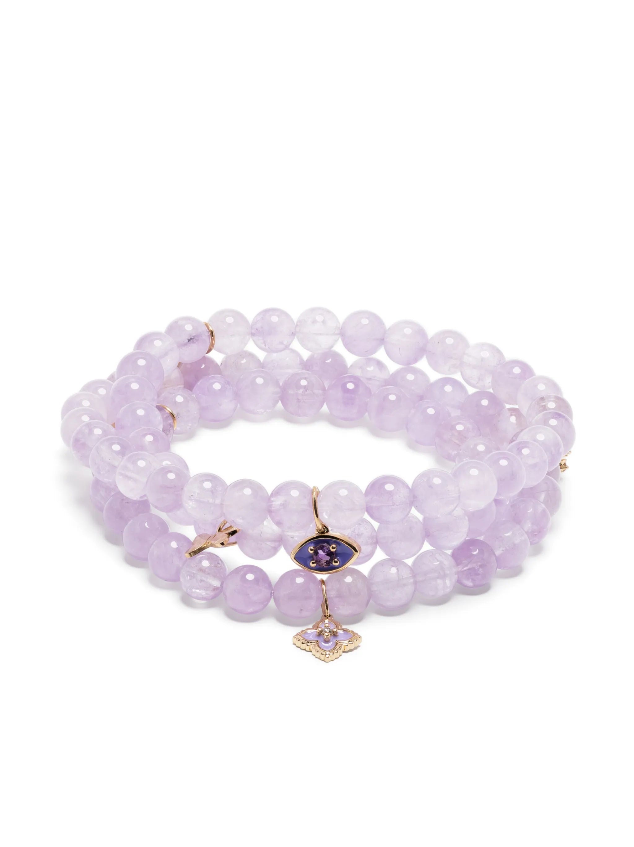 14kt yellow gold bracelet amethyst wrap bracelet
