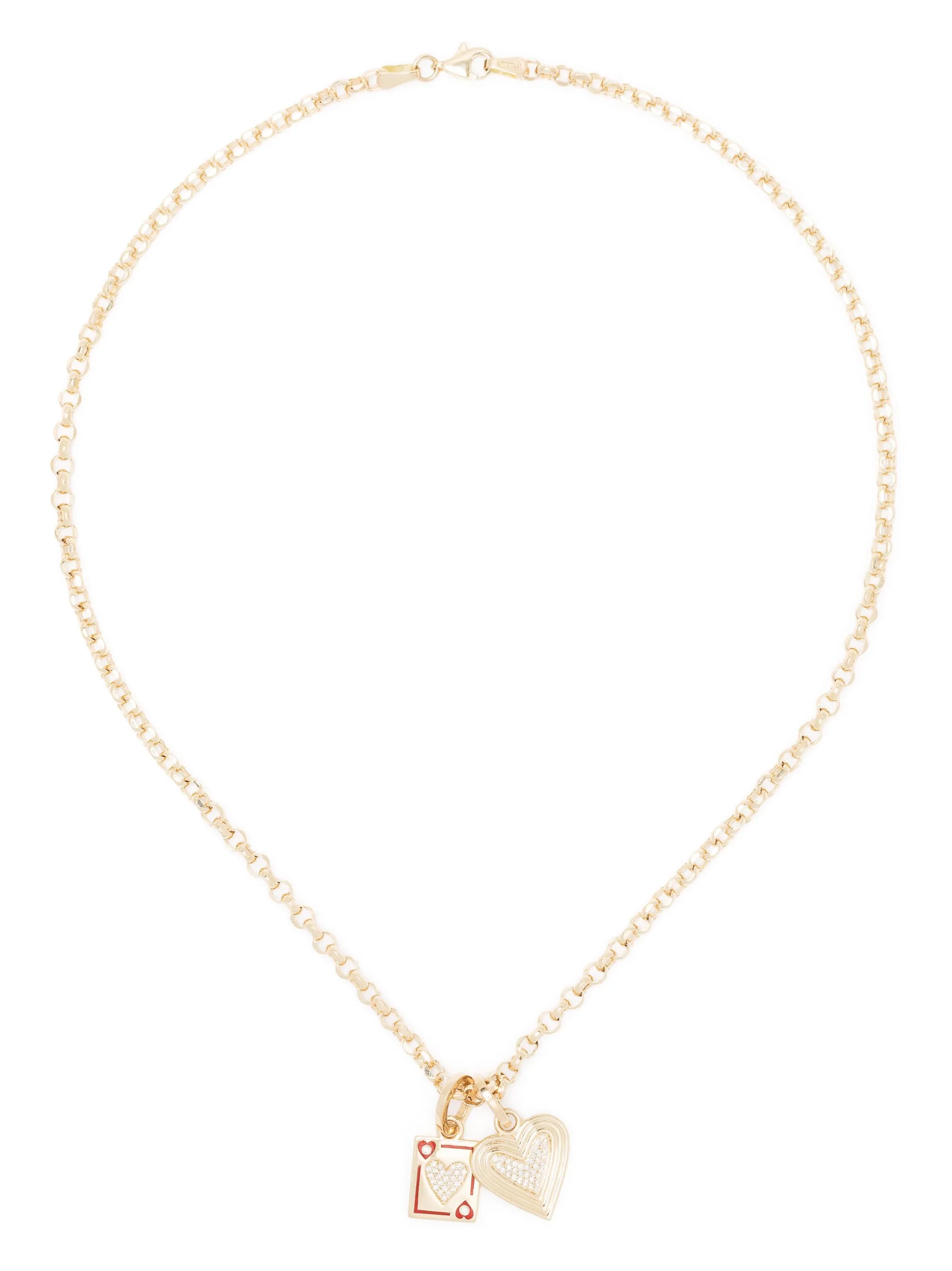 14kt yellow gold Make Your Move diamond necklace