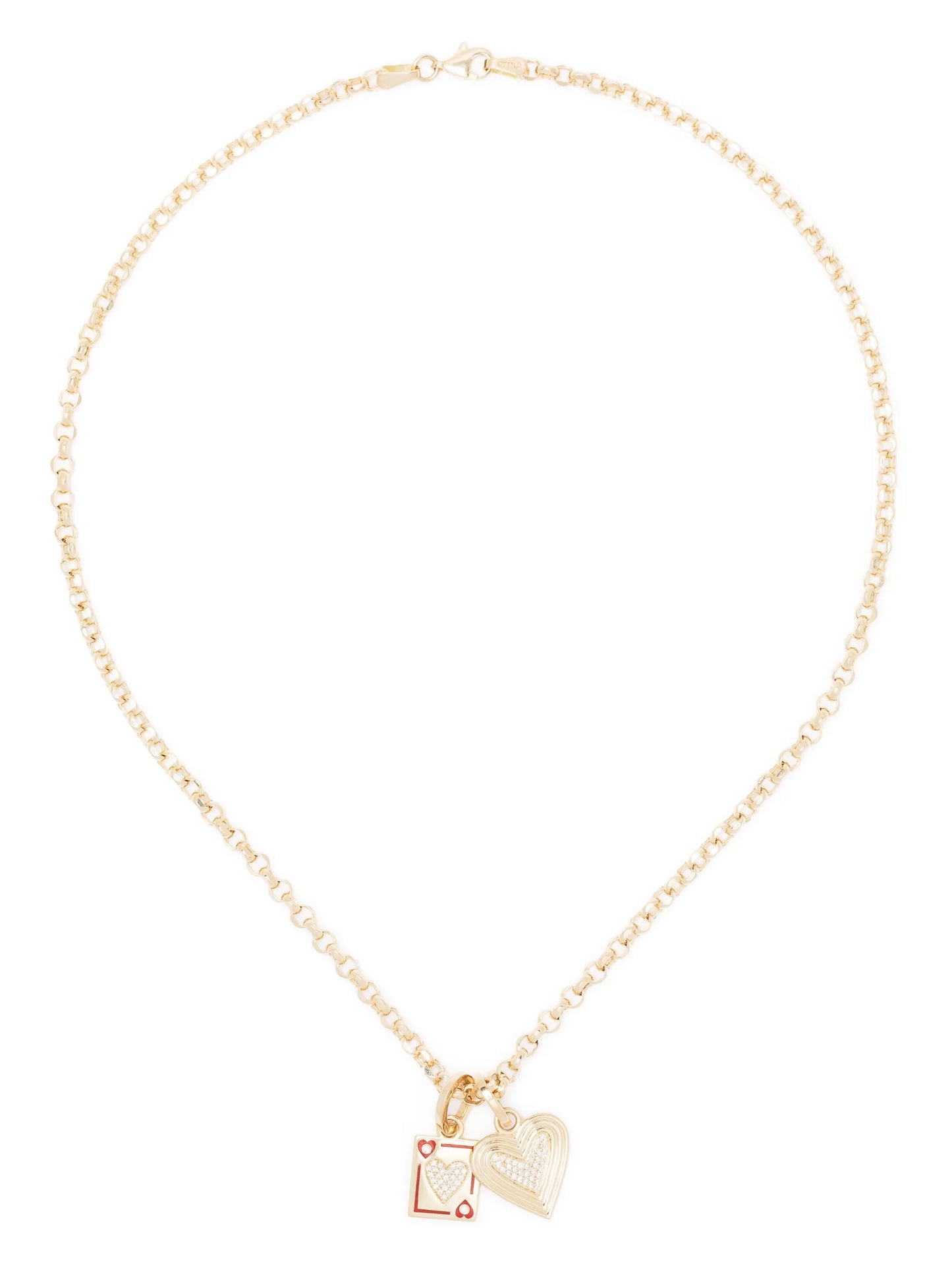 14kt yellow gold Make Your Move diamond necklace