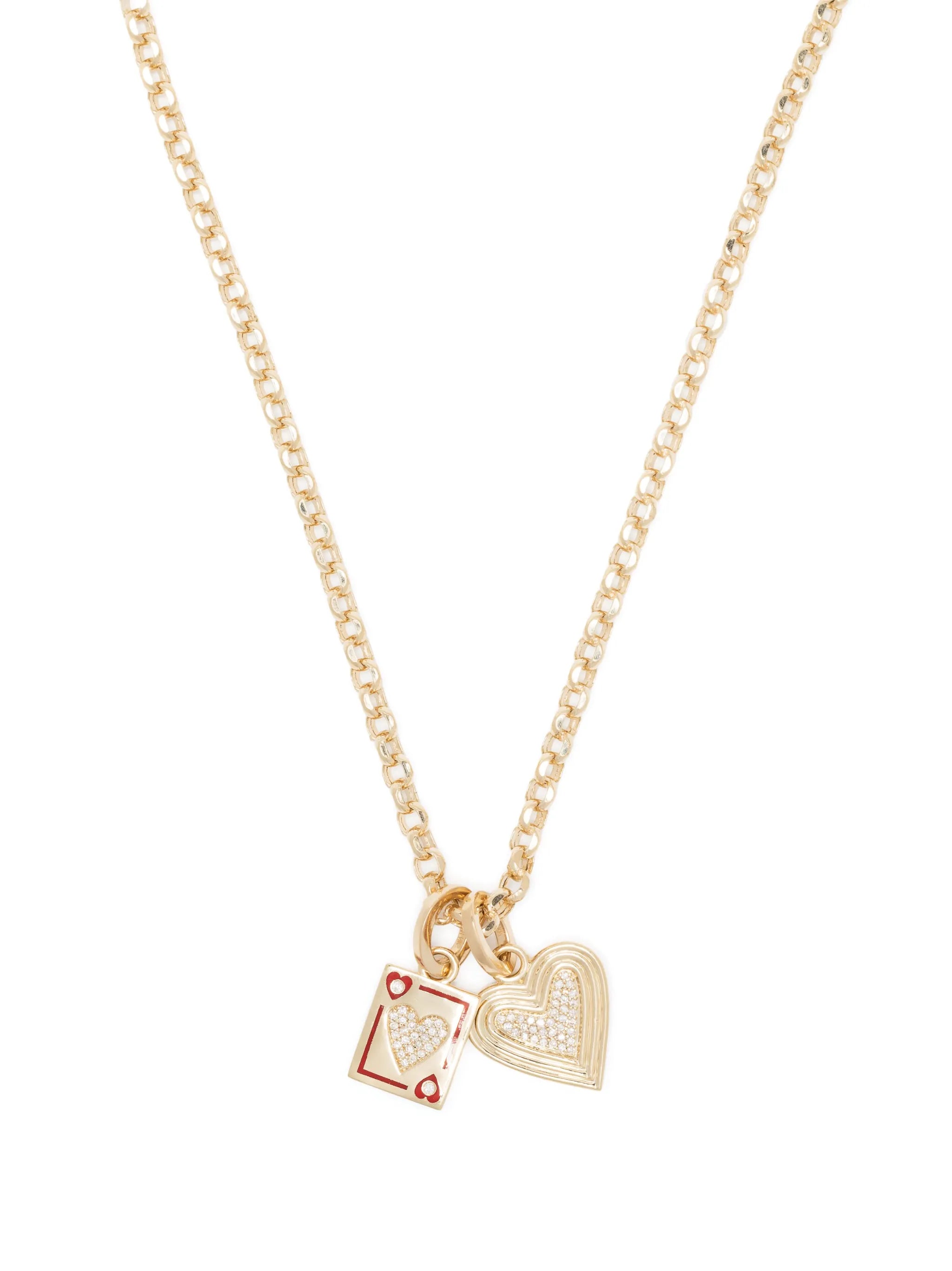 14kt yellow gold Make Your Move diamond necklace
