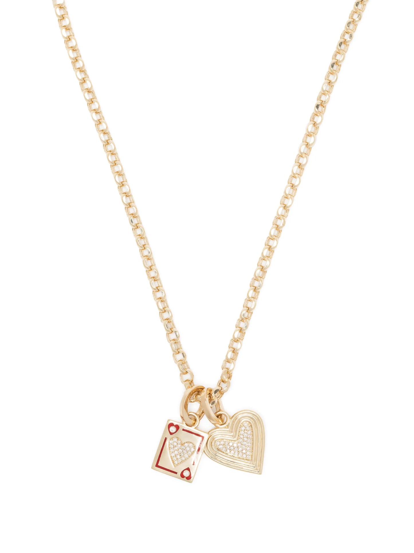 14kt yellow gold Make Your Move diamond necklace