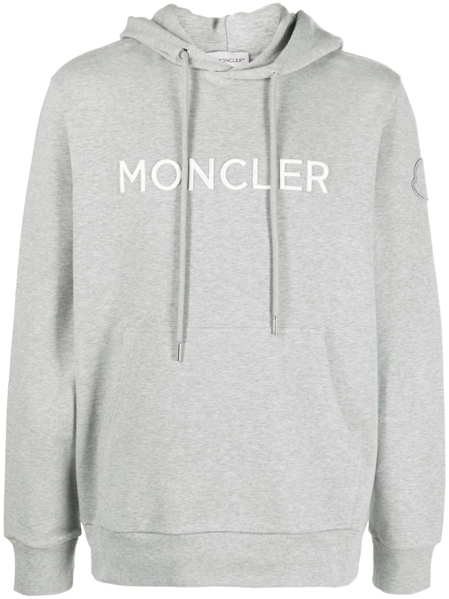 logo-embroidered hoodie