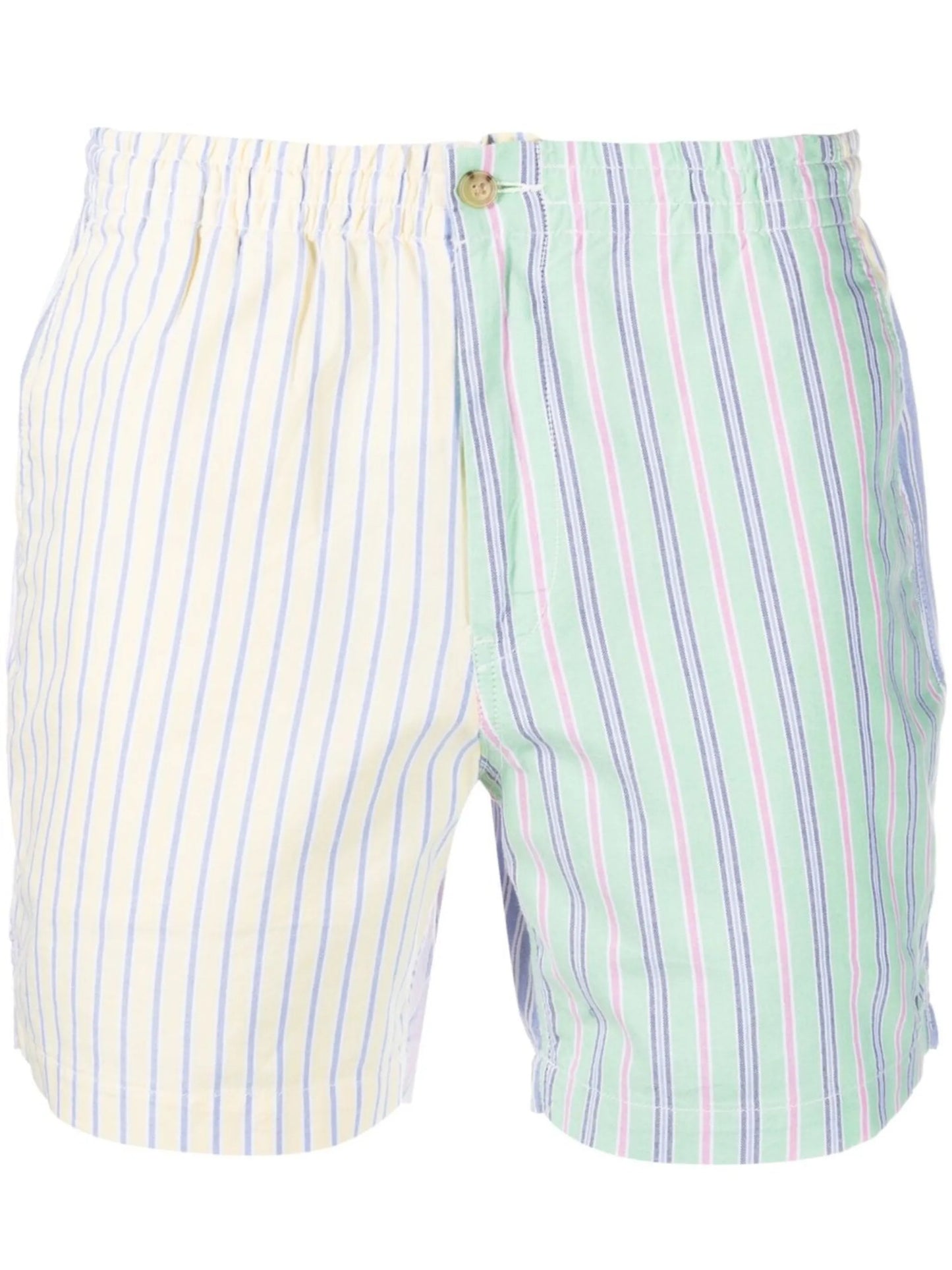 above-knee printed shorts