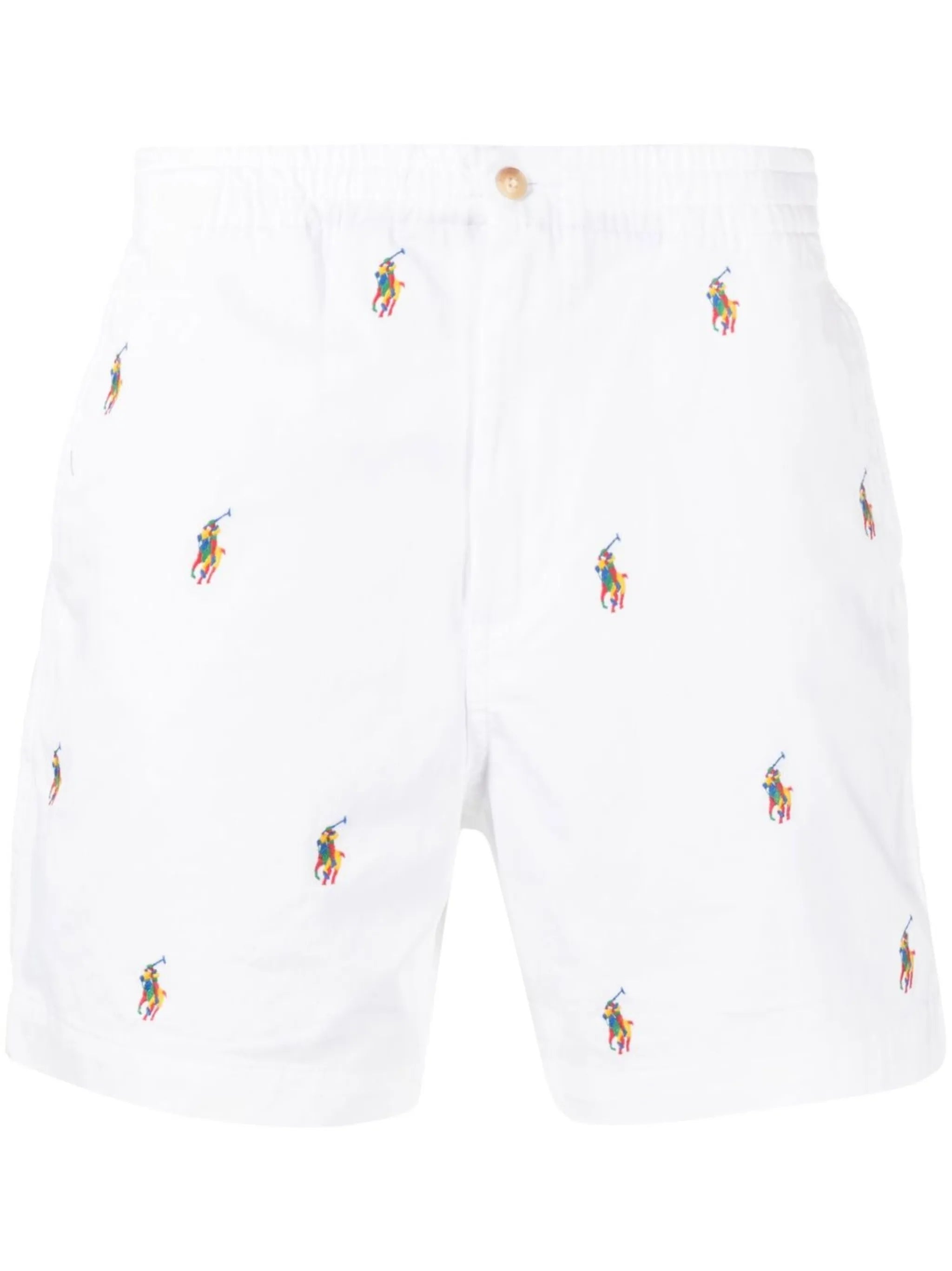 above-knee cotton shorts