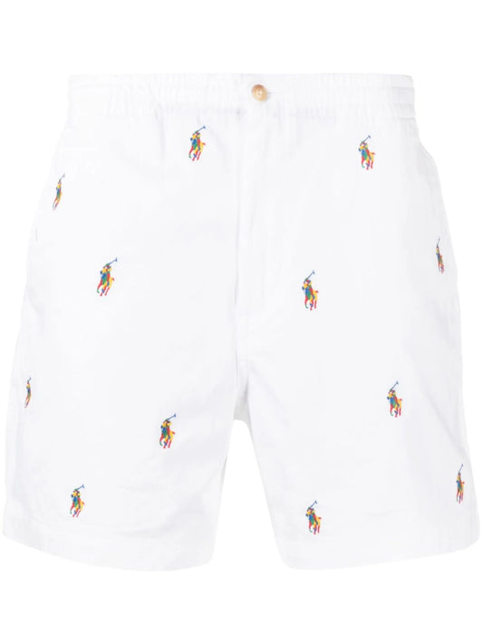 above-knee cotton shorts