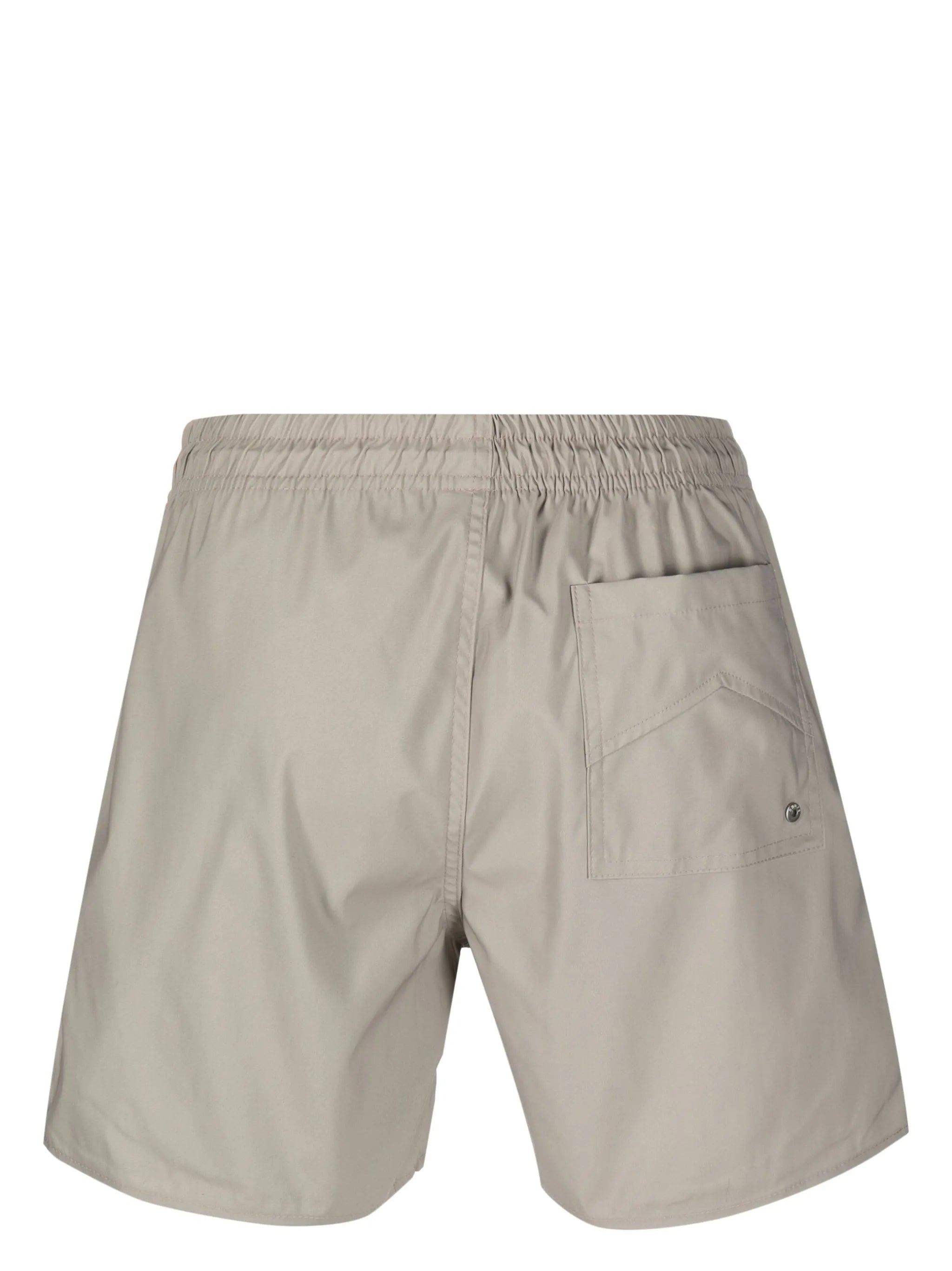 logo-print drawstring swim shorts