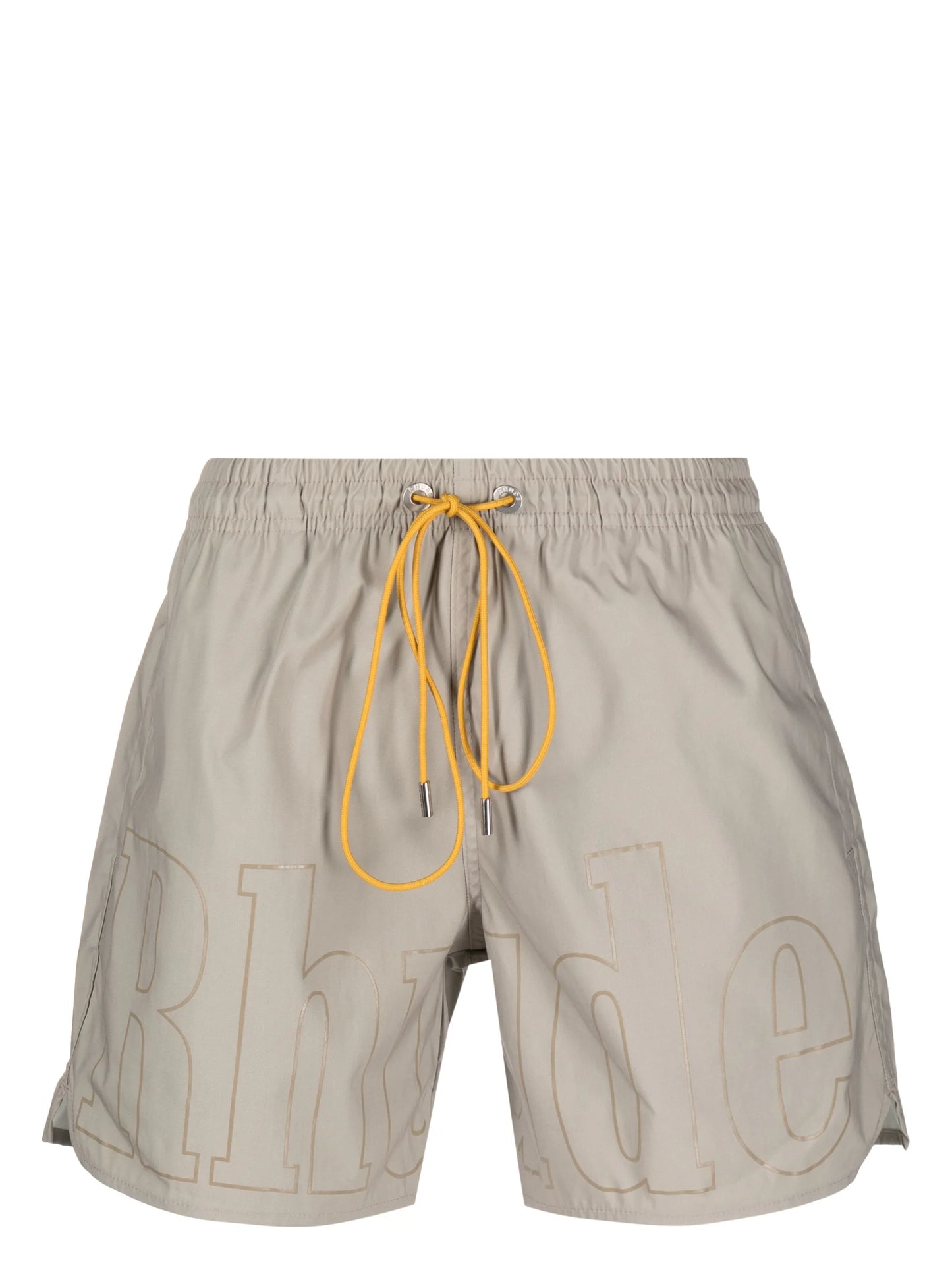 logo-print drawstring swim shorts