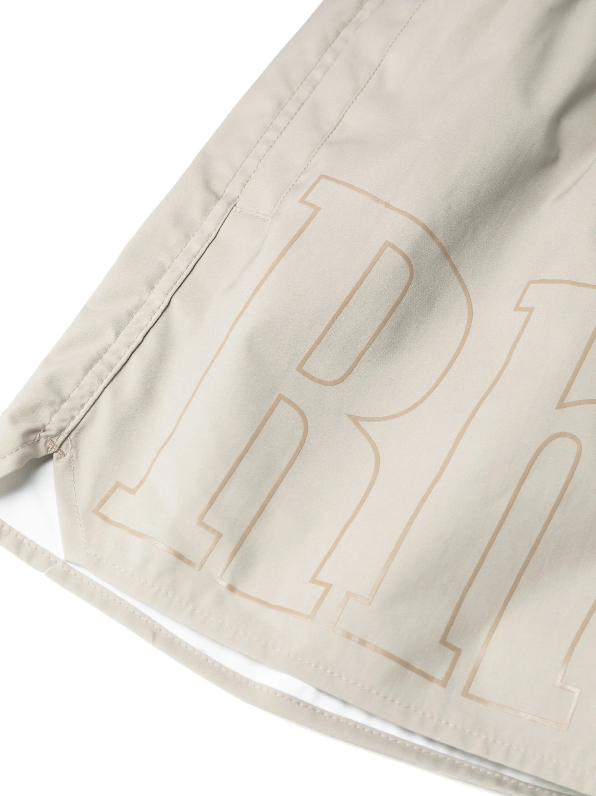 logo-print drawstring swim shorts