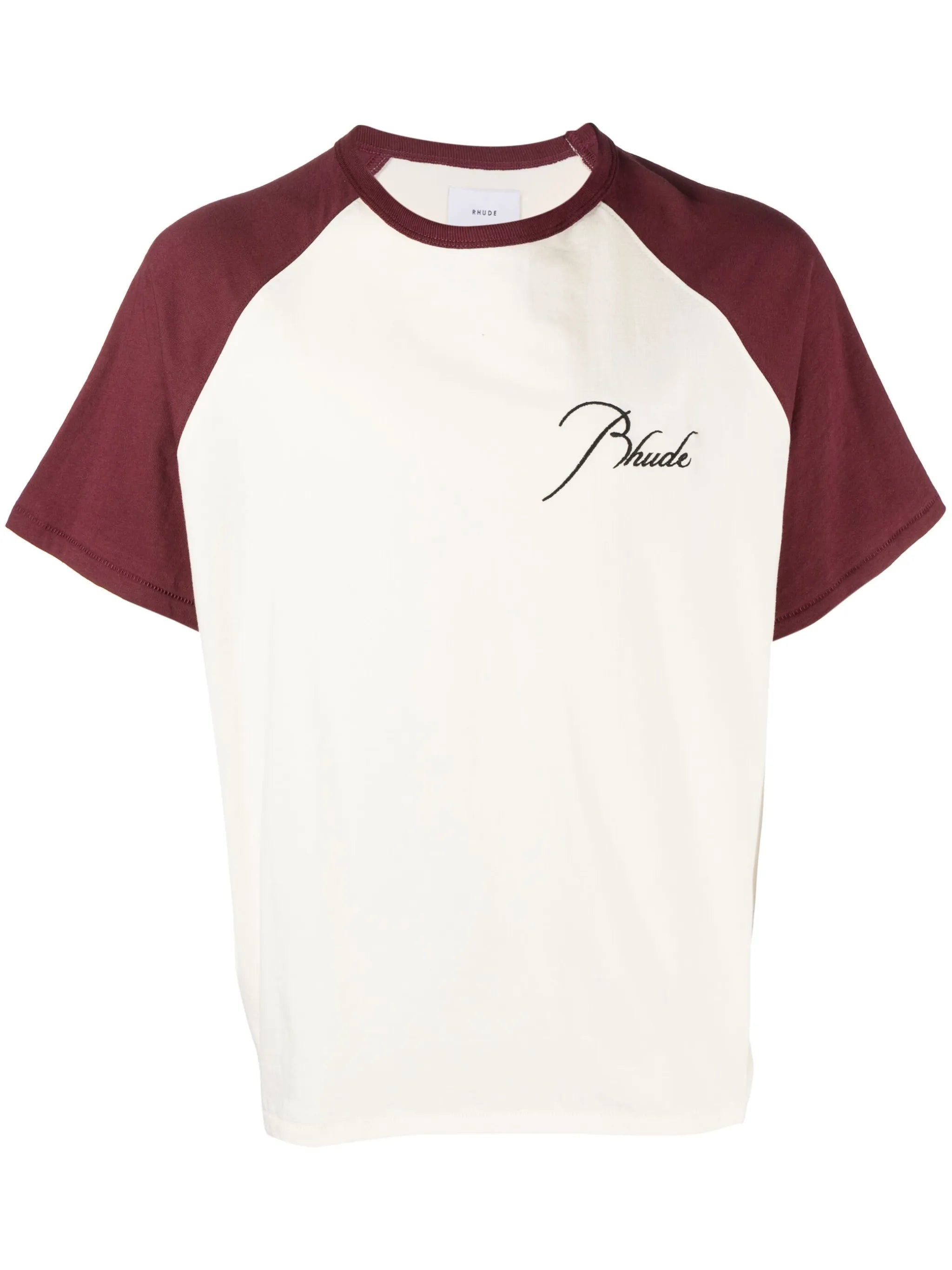 logo-print raglan T-shirt