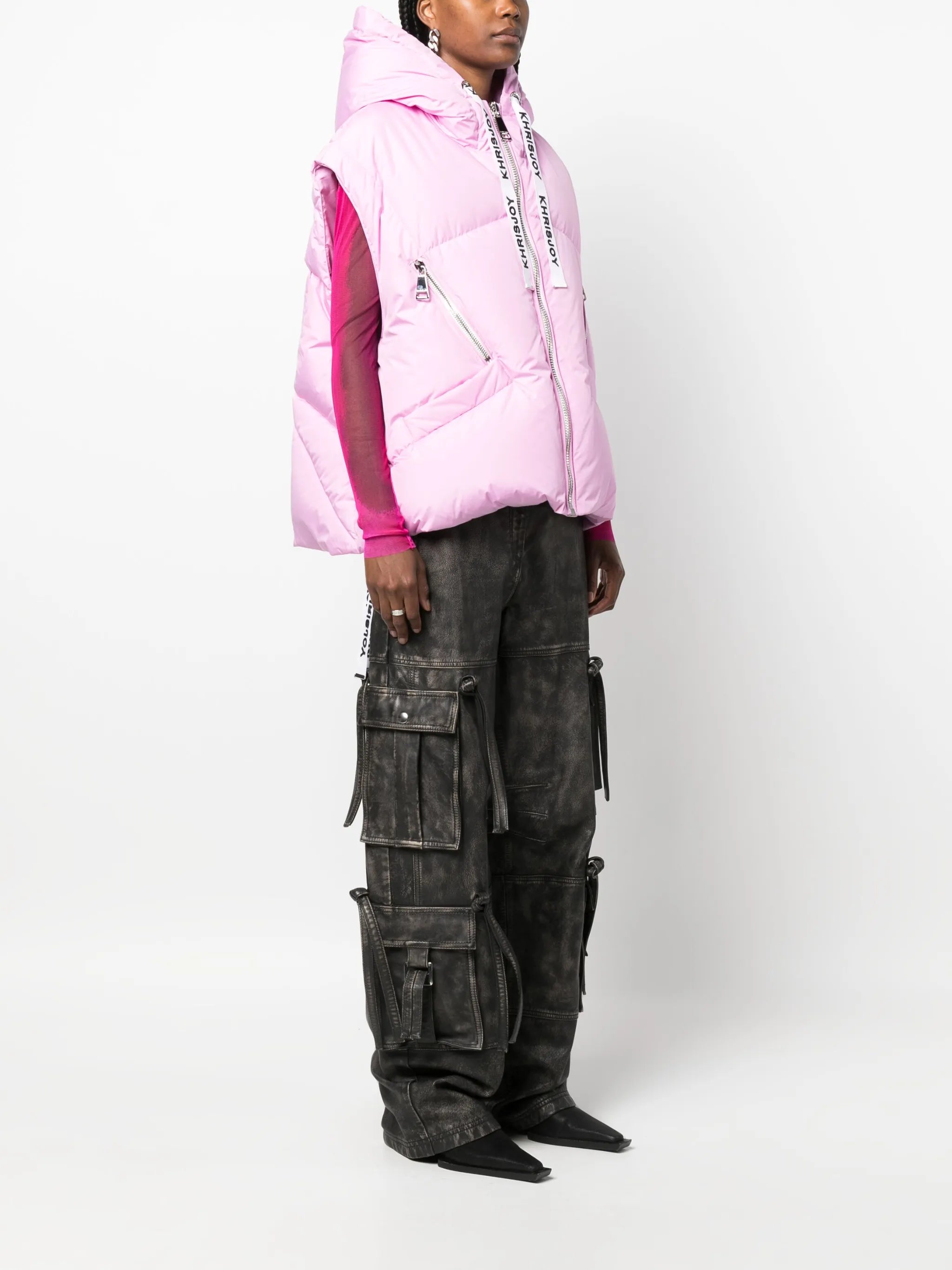 Puff Iconic hooded quilted gilet