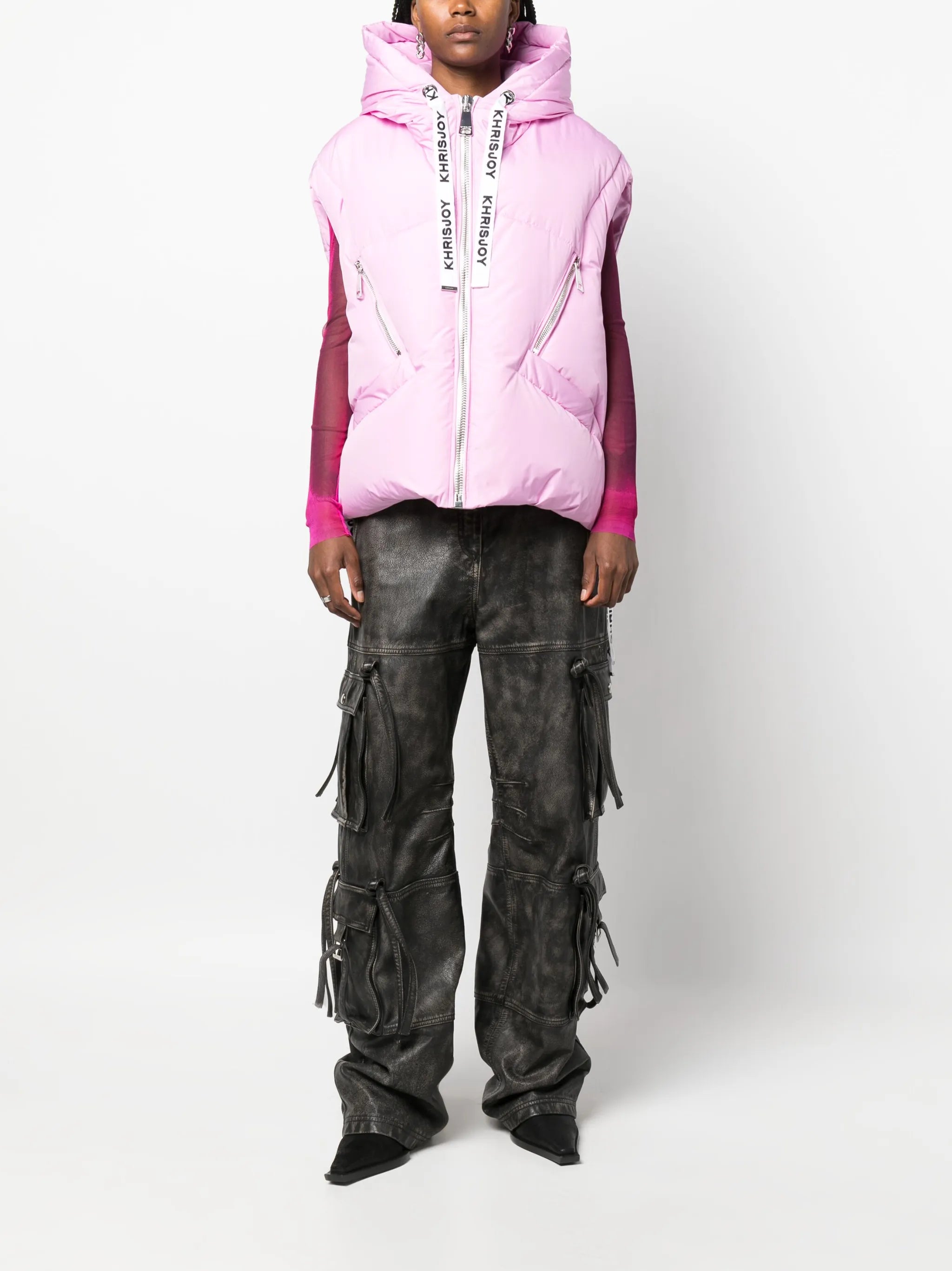 Puff Iconic hooded quilted gilet