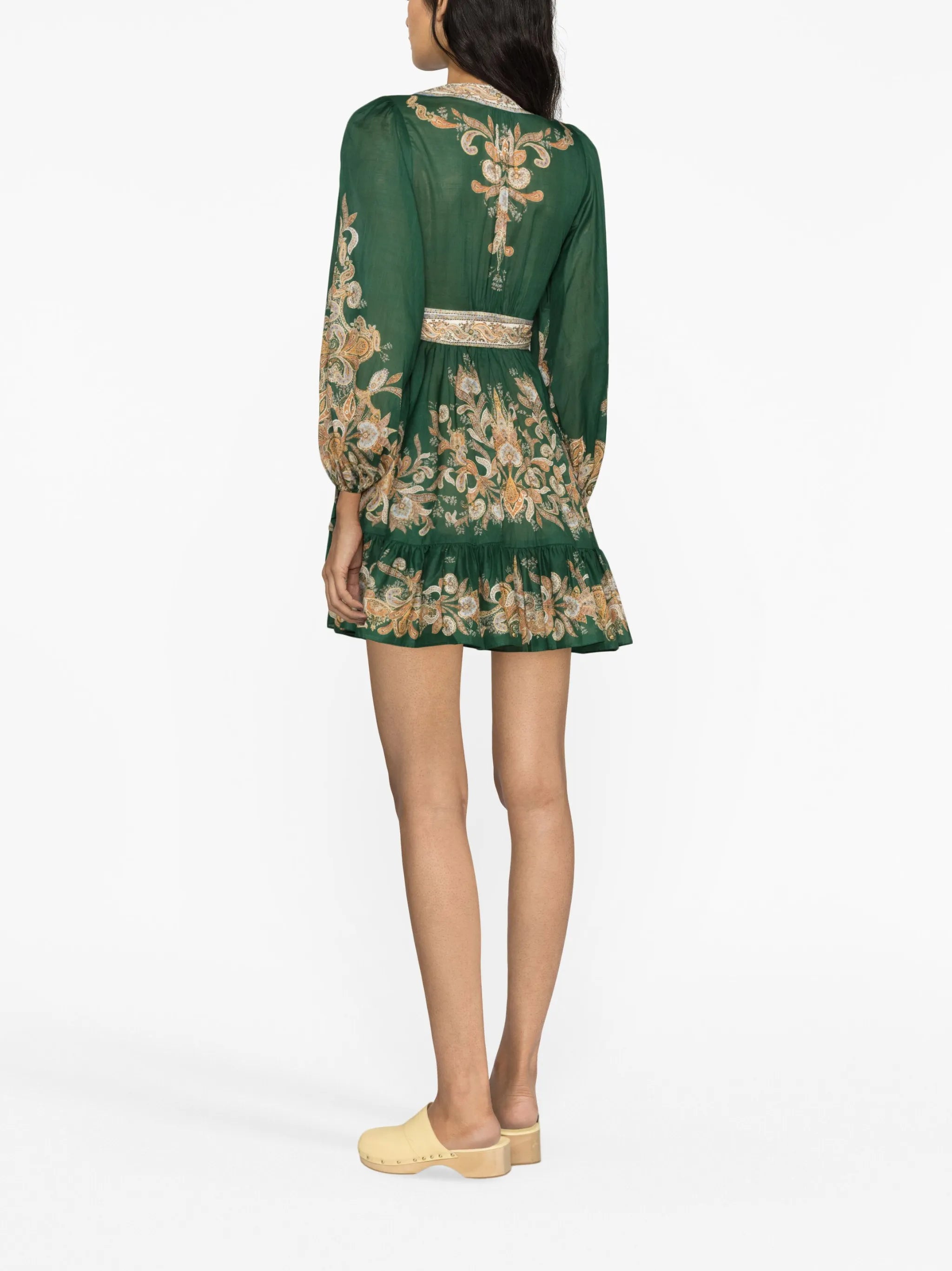 Devi cotton wrap dress