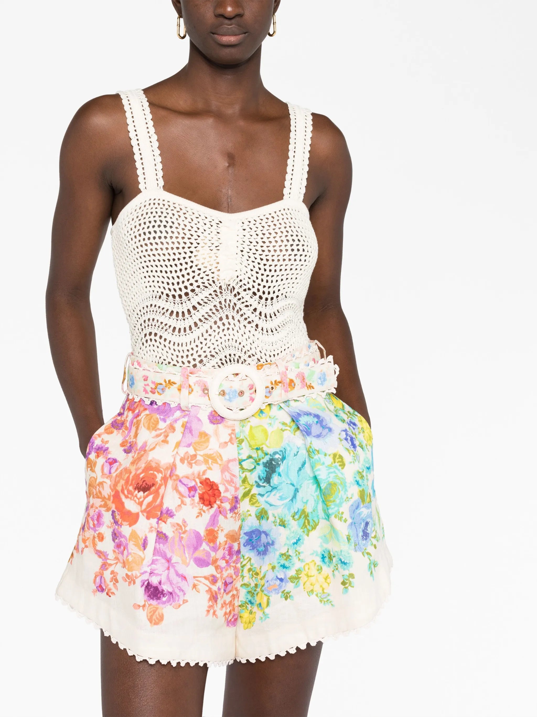 Raie floral-print shorts