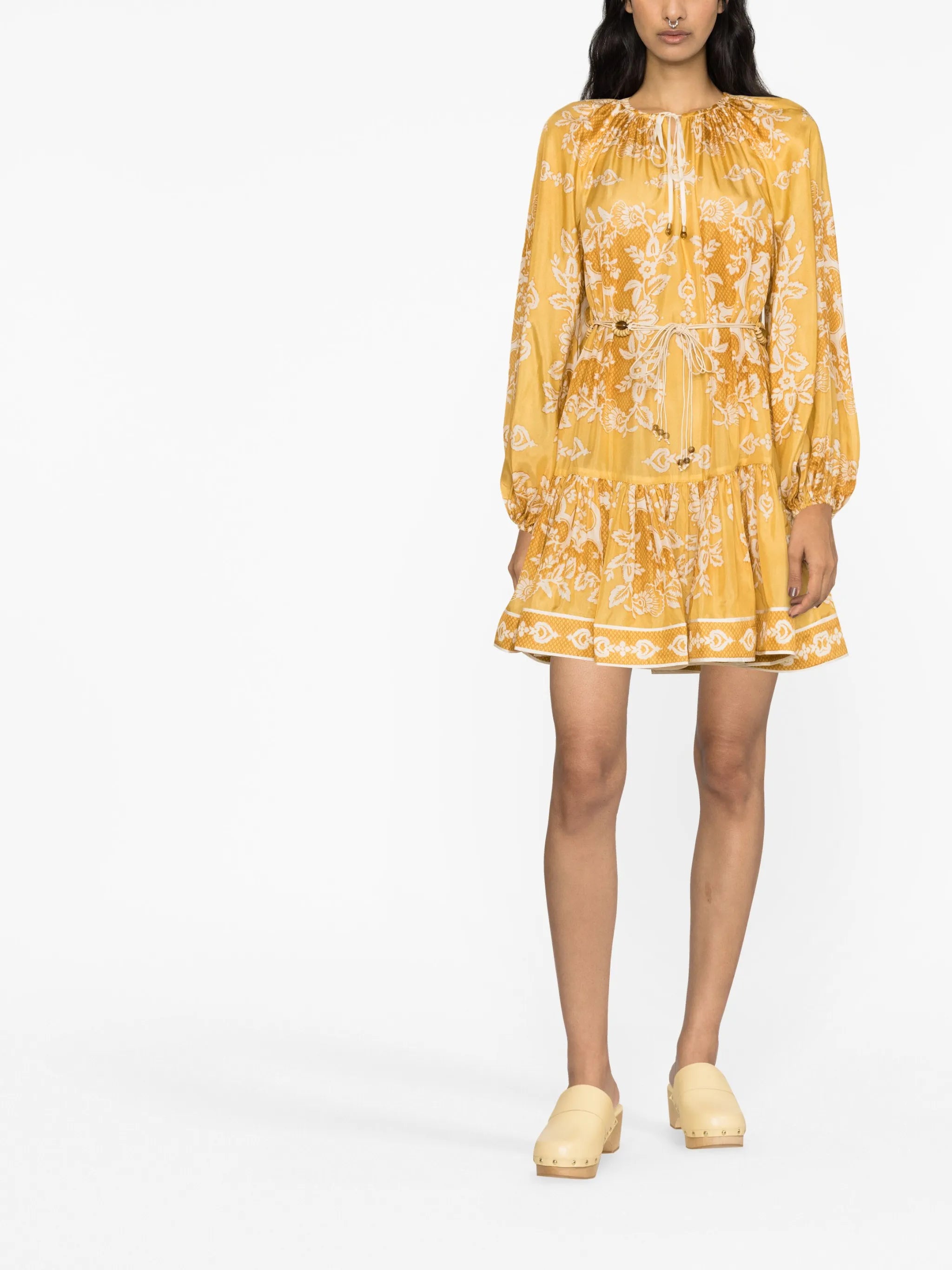 Raie floral-print minidress