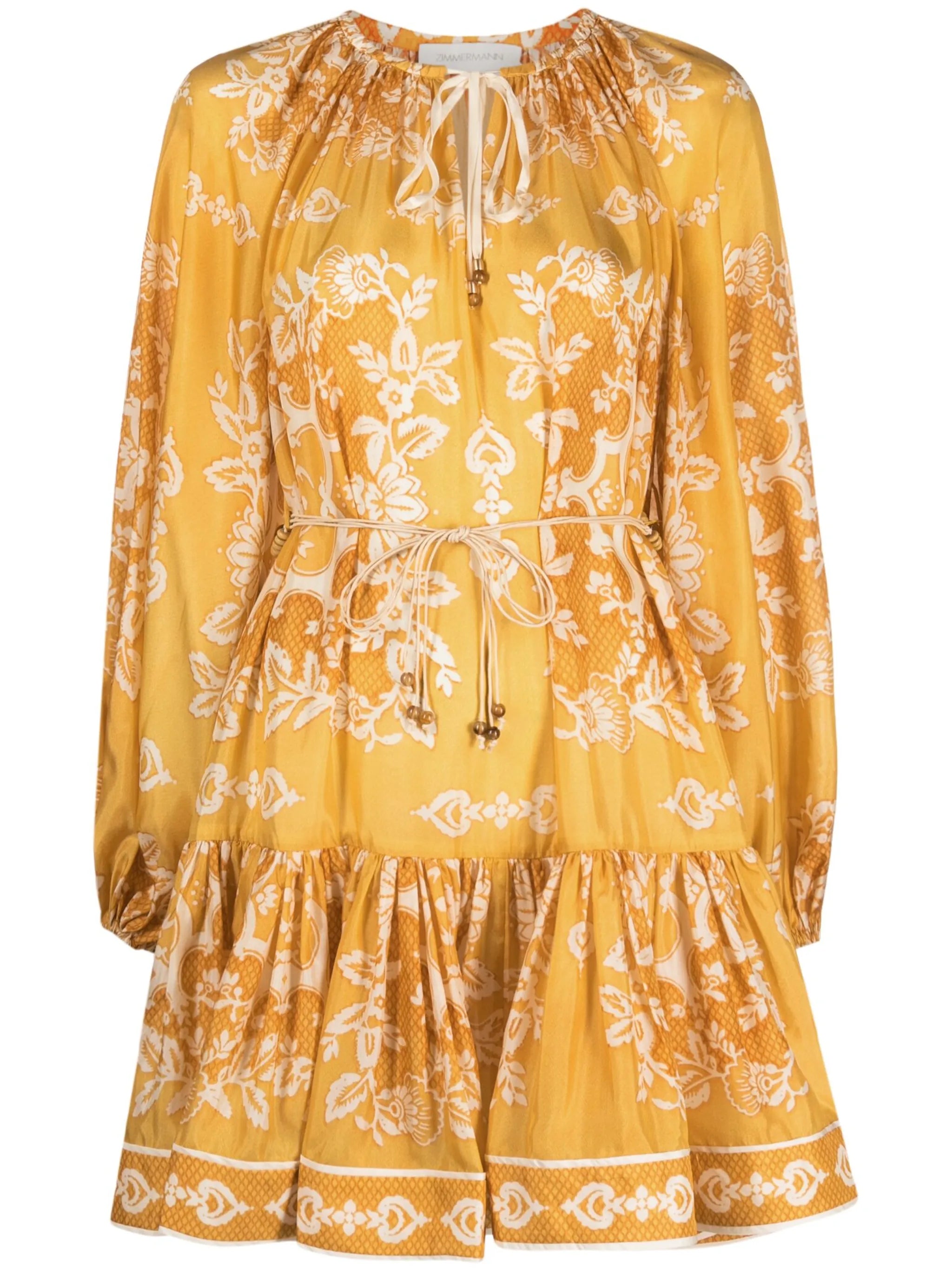 Raie floral-print minidress