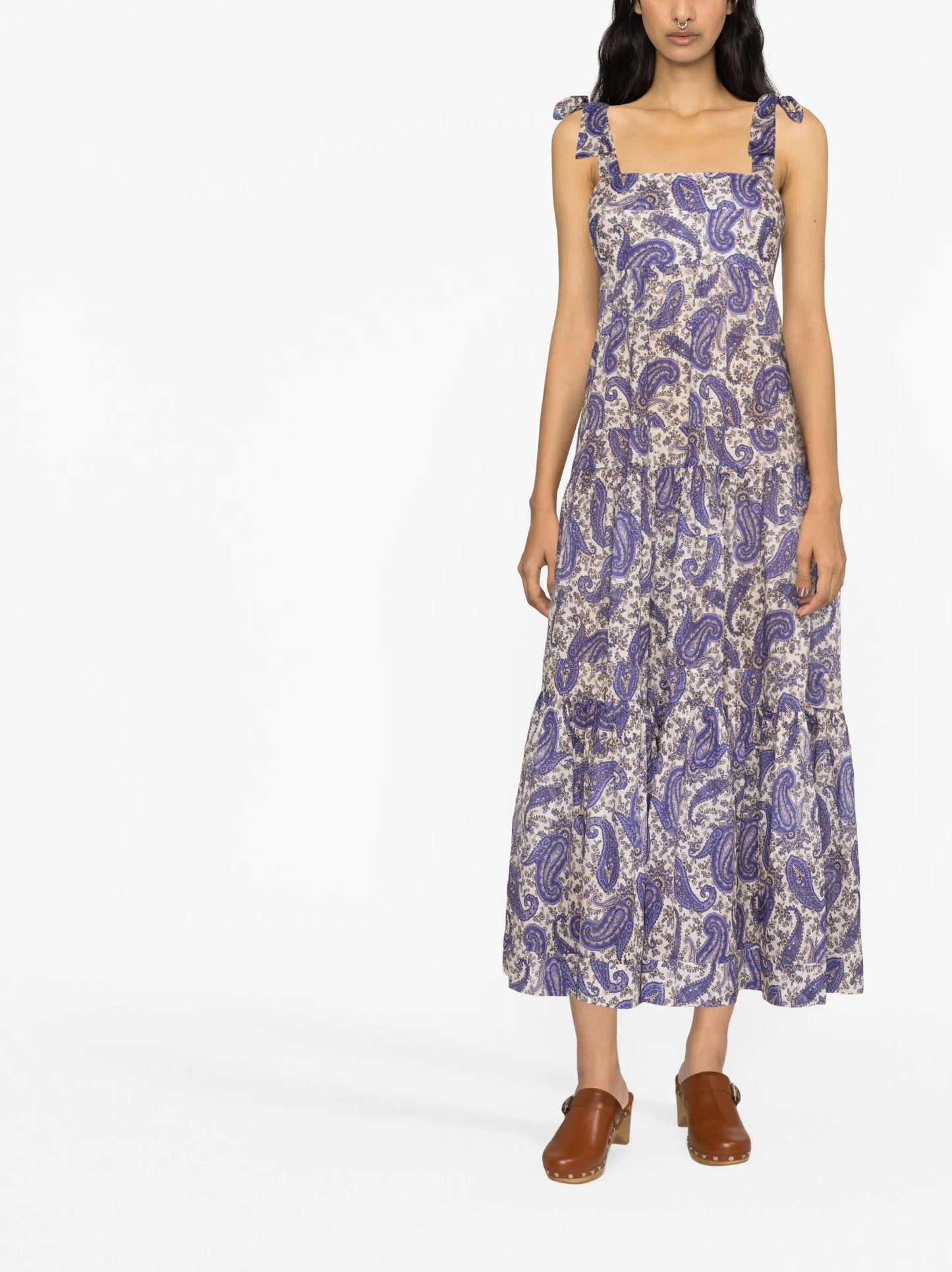 Devi paisley-print maxi dress