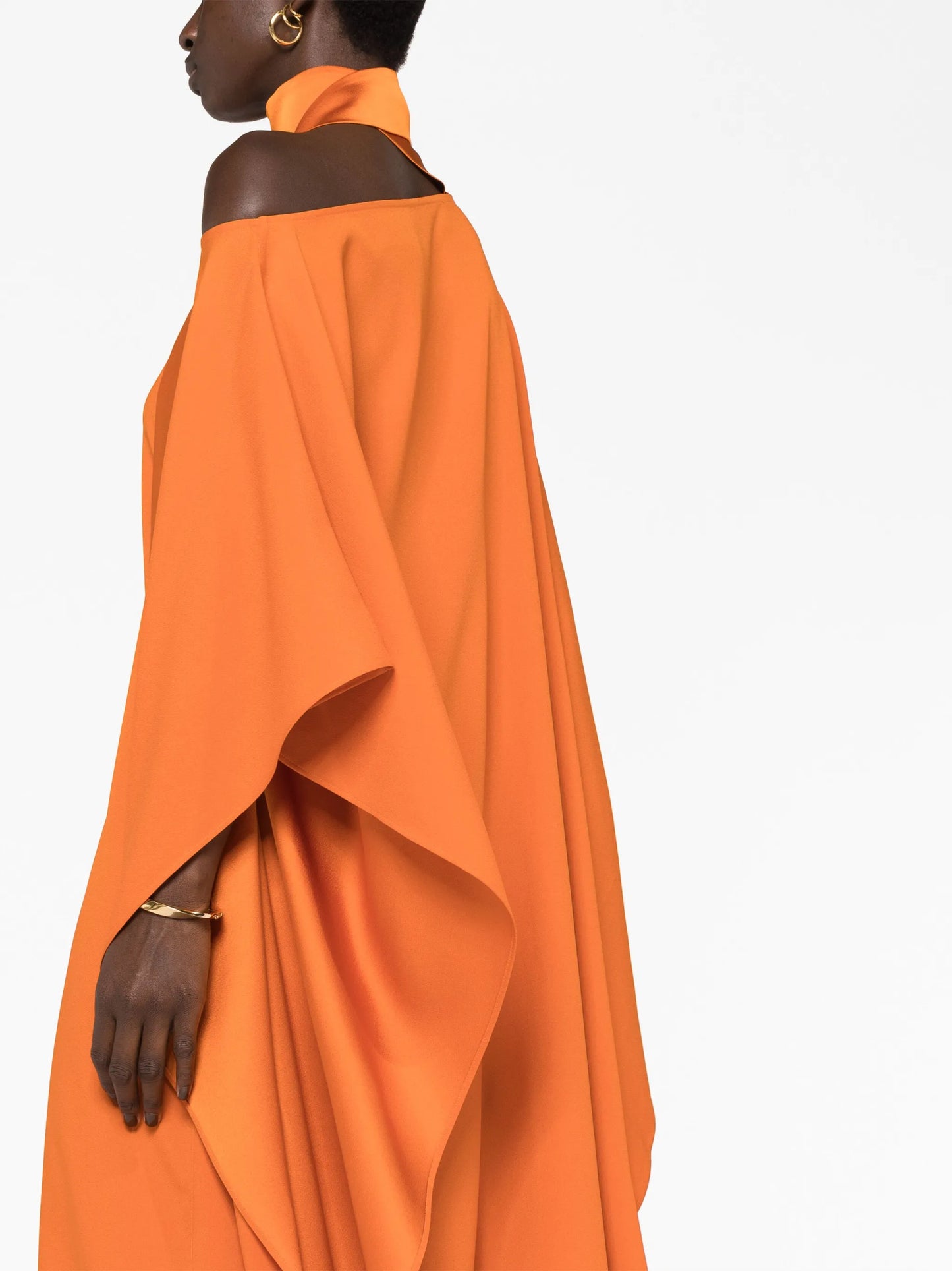 Barths off-shoulder draped kaftan