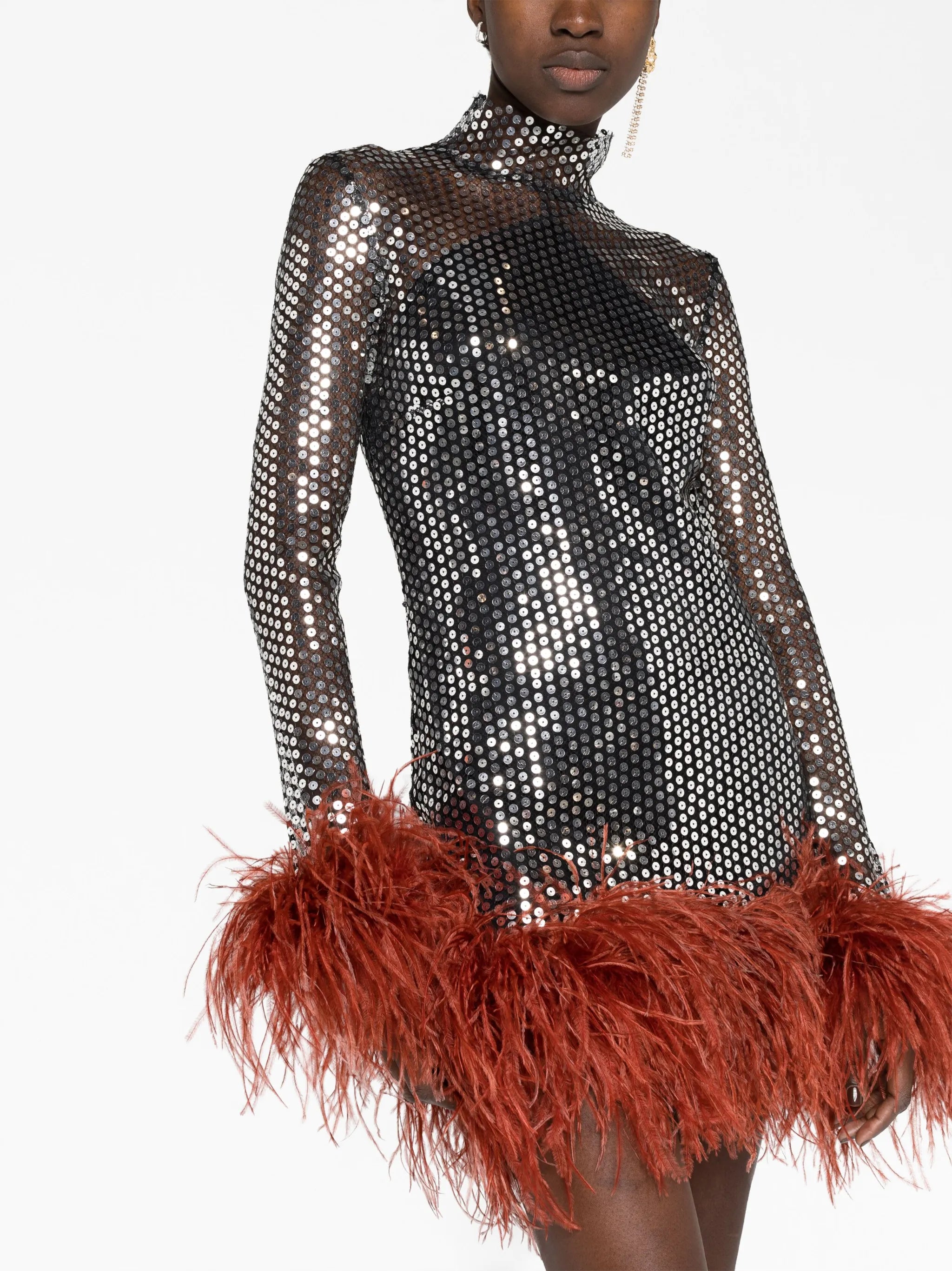 Williams sequin-embellished minidress