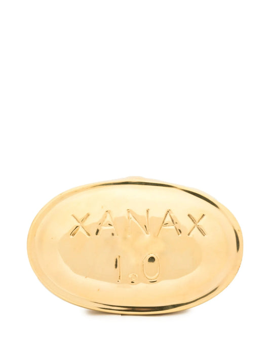 Xanax brass pill box