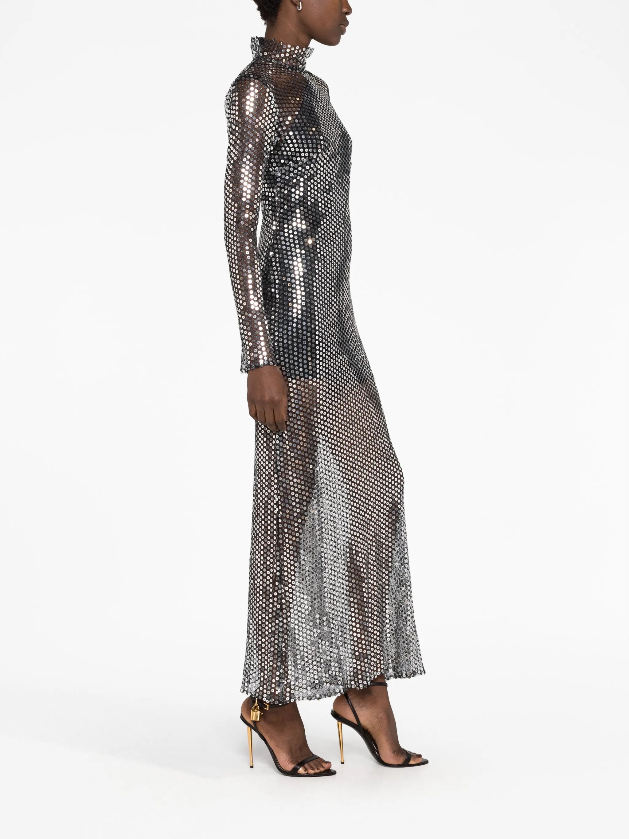 Tina sequin-embellished maxi dress
