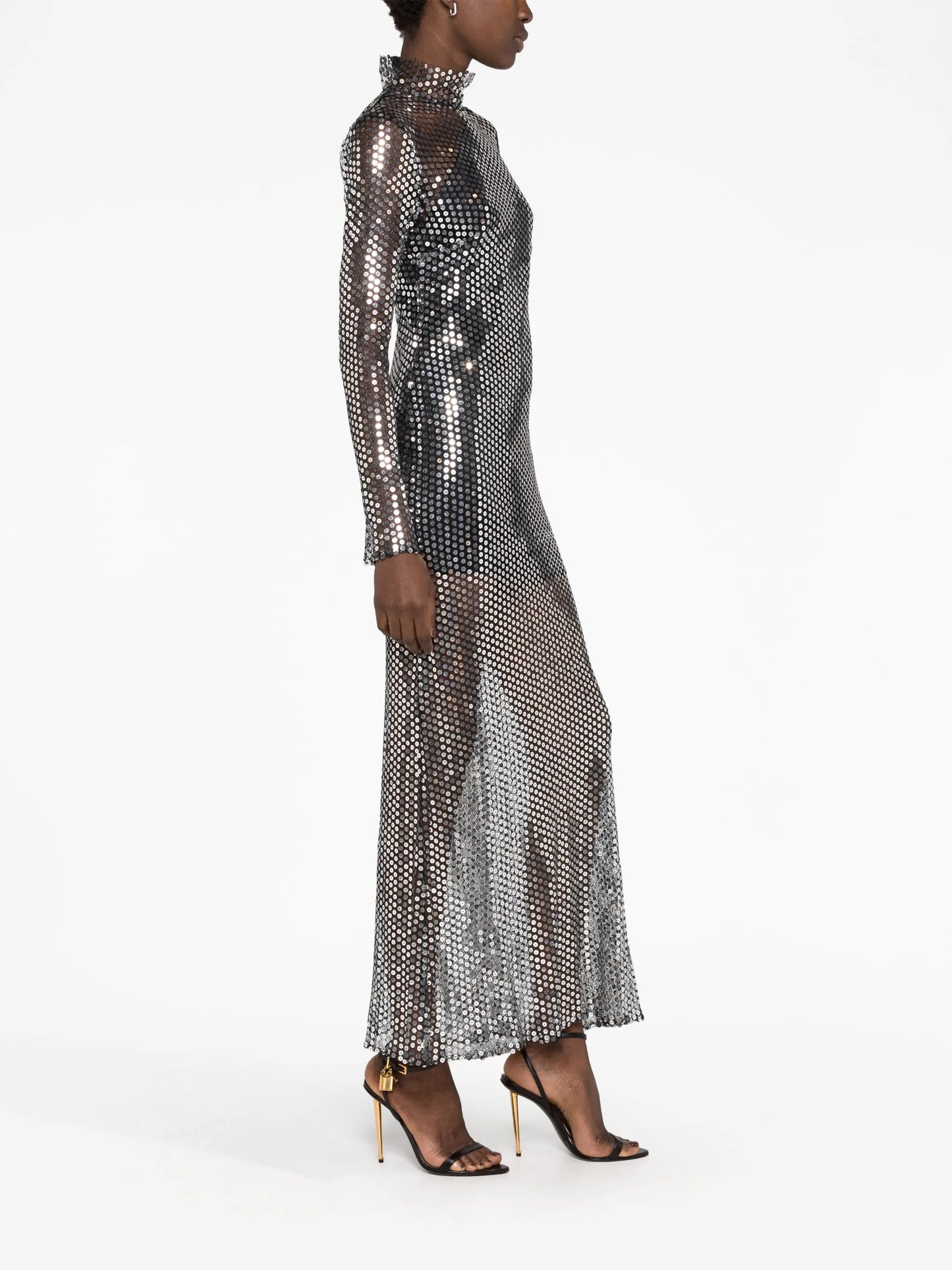 Tina sequin-embellished maxi dress