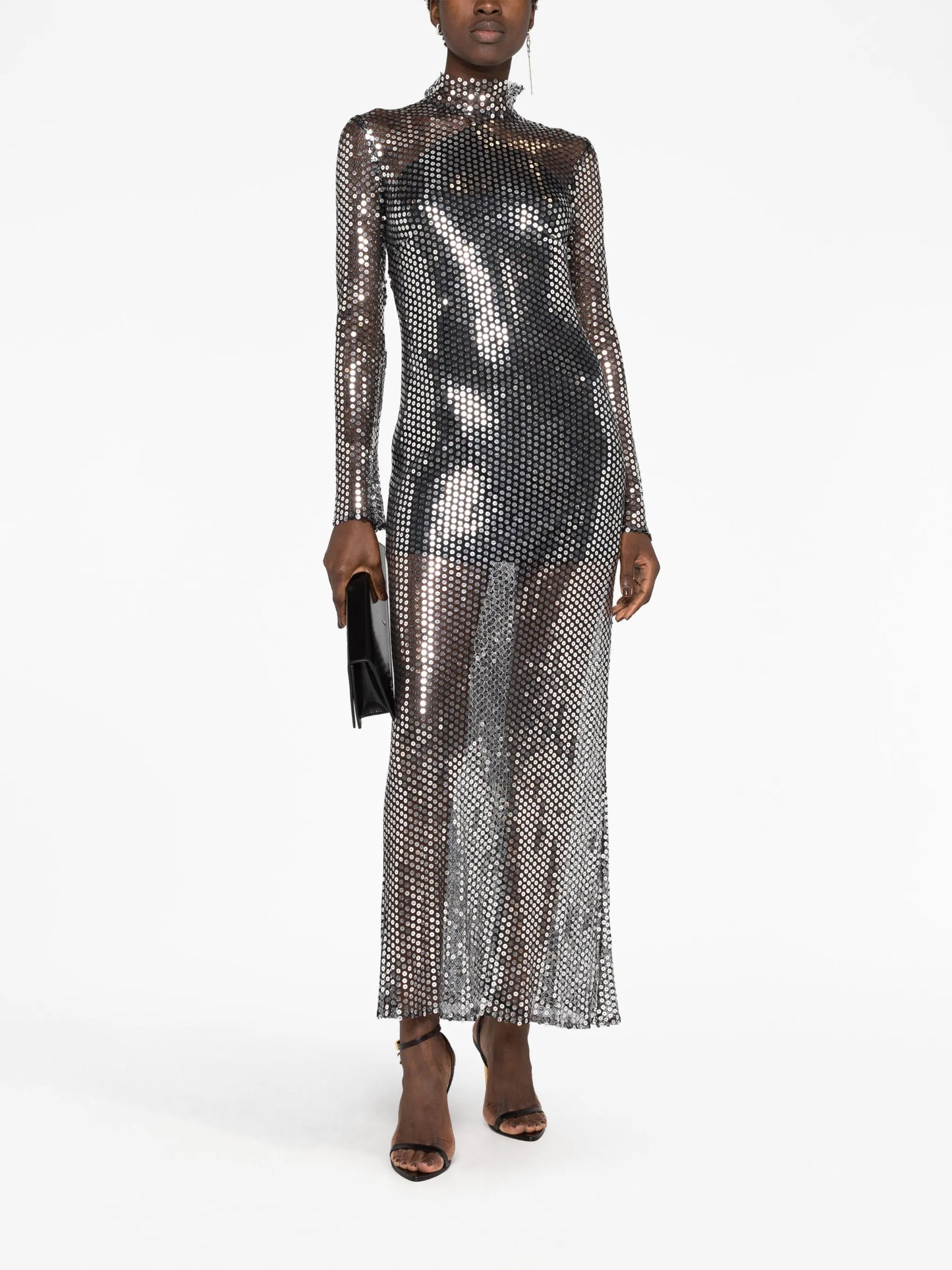 Tina sequin-embellished maxi dress
