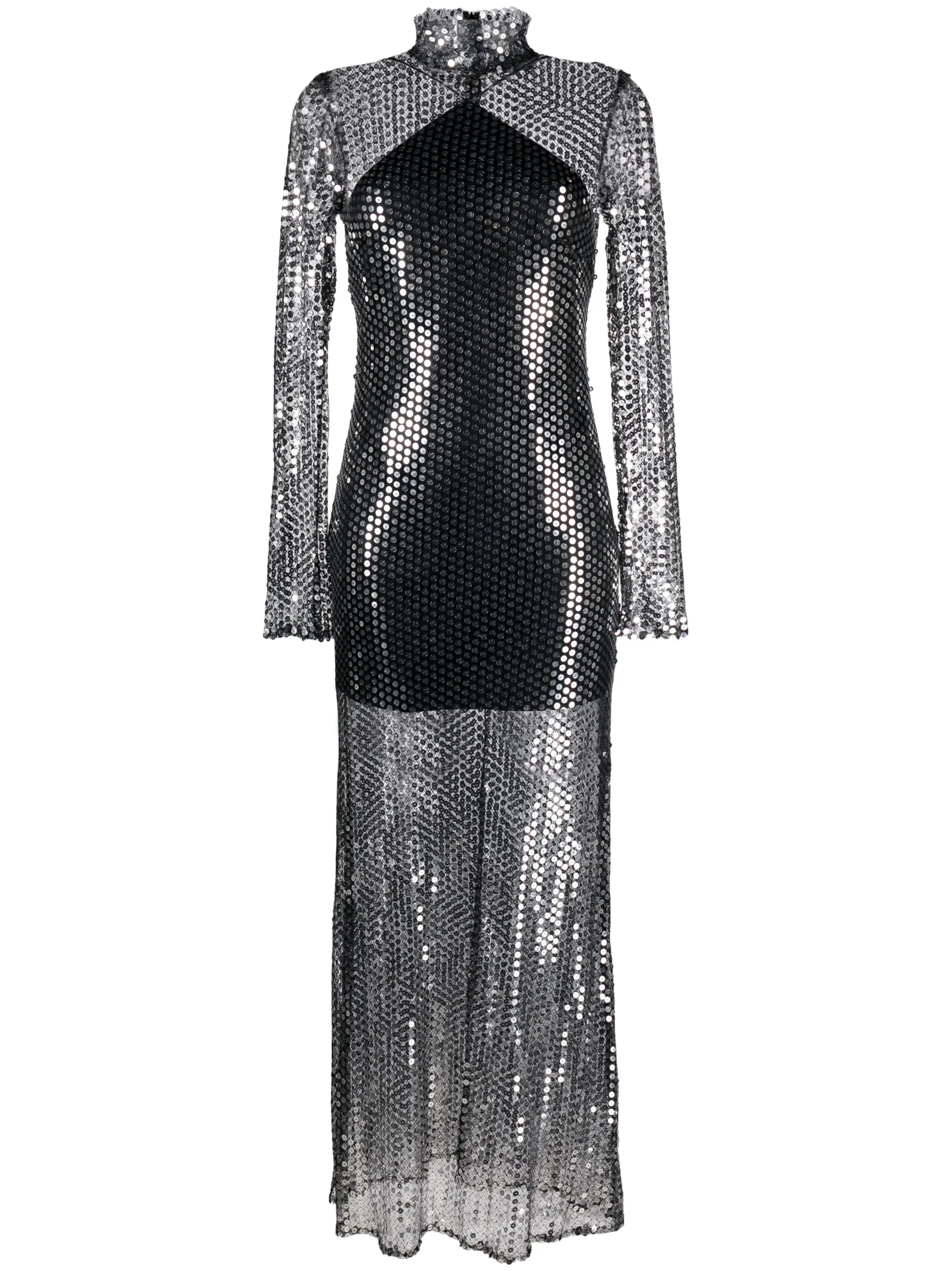 Tina sequin-embellished maxi dress